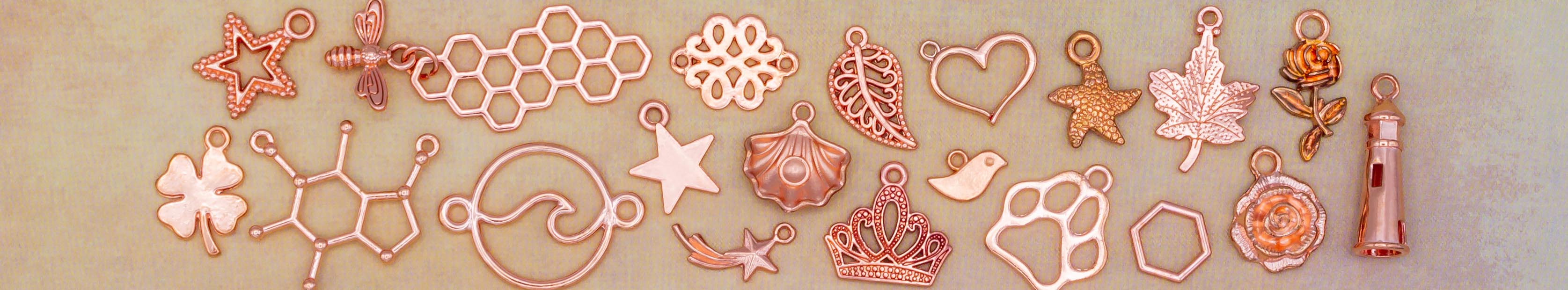 Rose Gold Charms