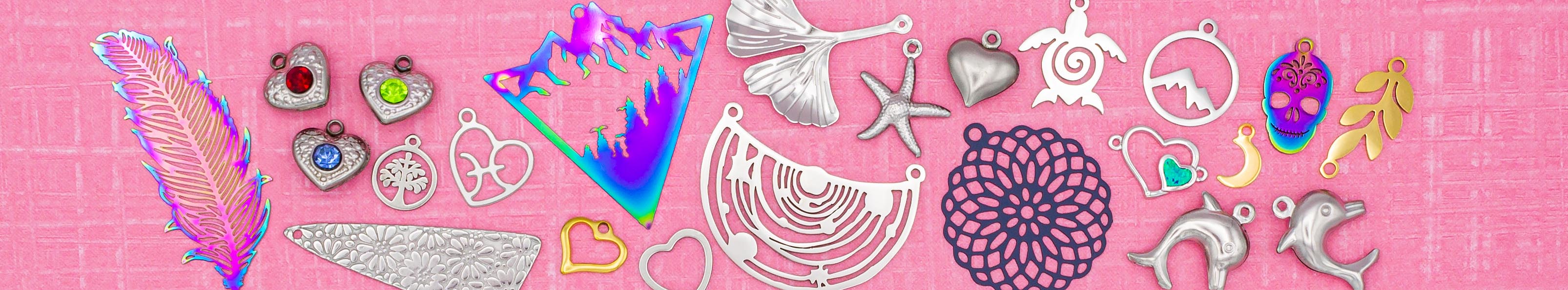 Stainless Steel Charms and Pendants for Jewelry Making