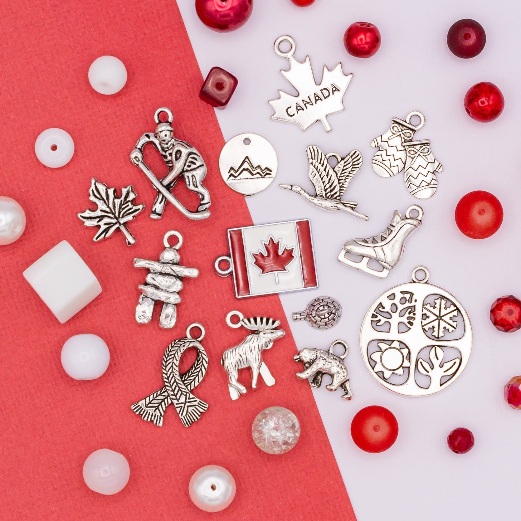 Canada Themed Jewelry Supplies