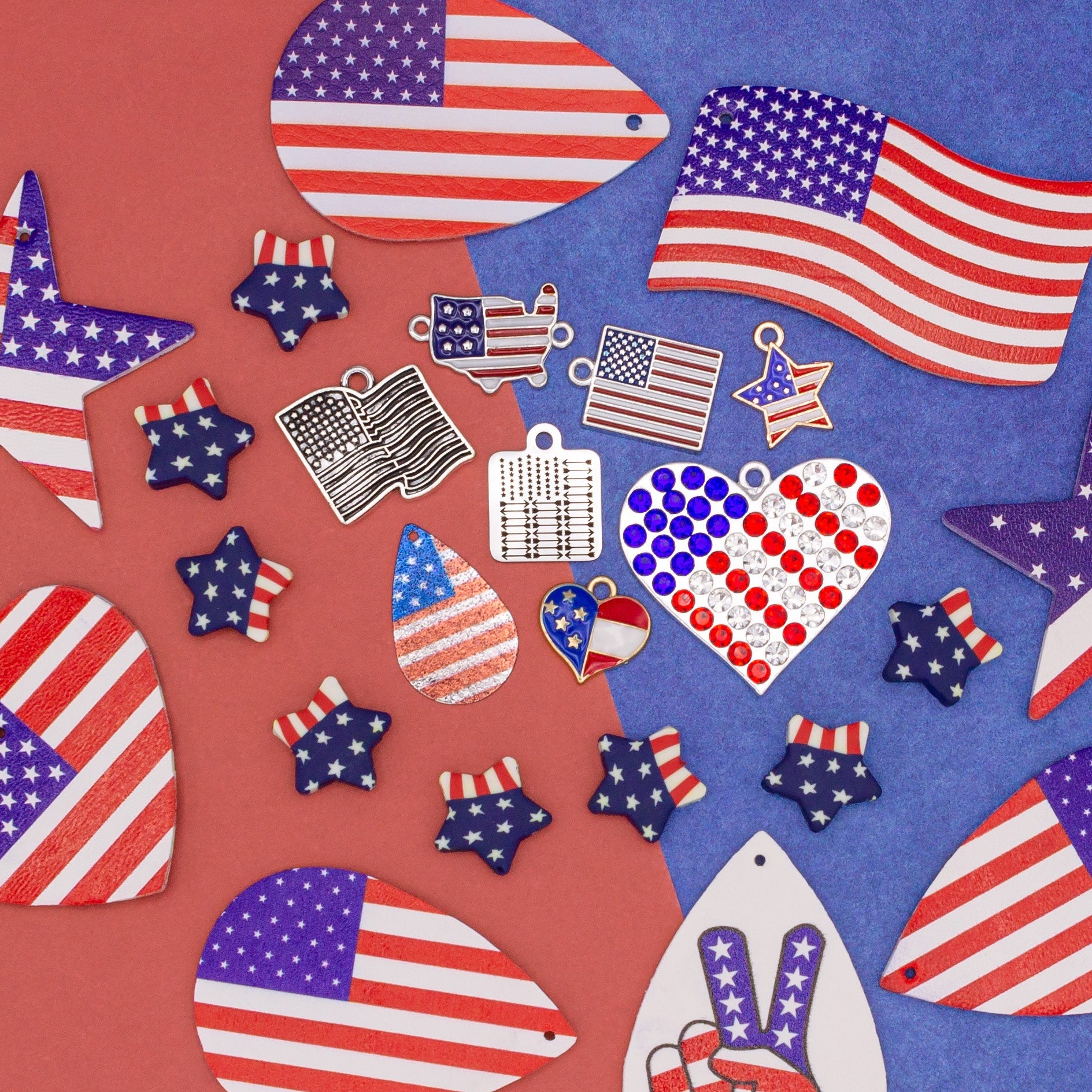 Jewelry Supplies for Independence Day
