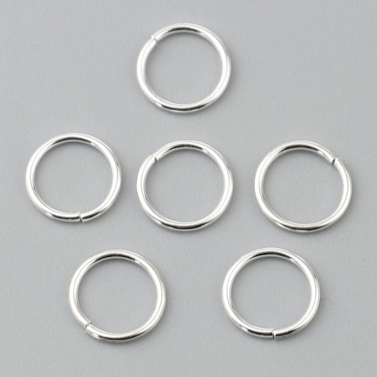 200 Silver Tone Jump Rings - Choose Your Size!