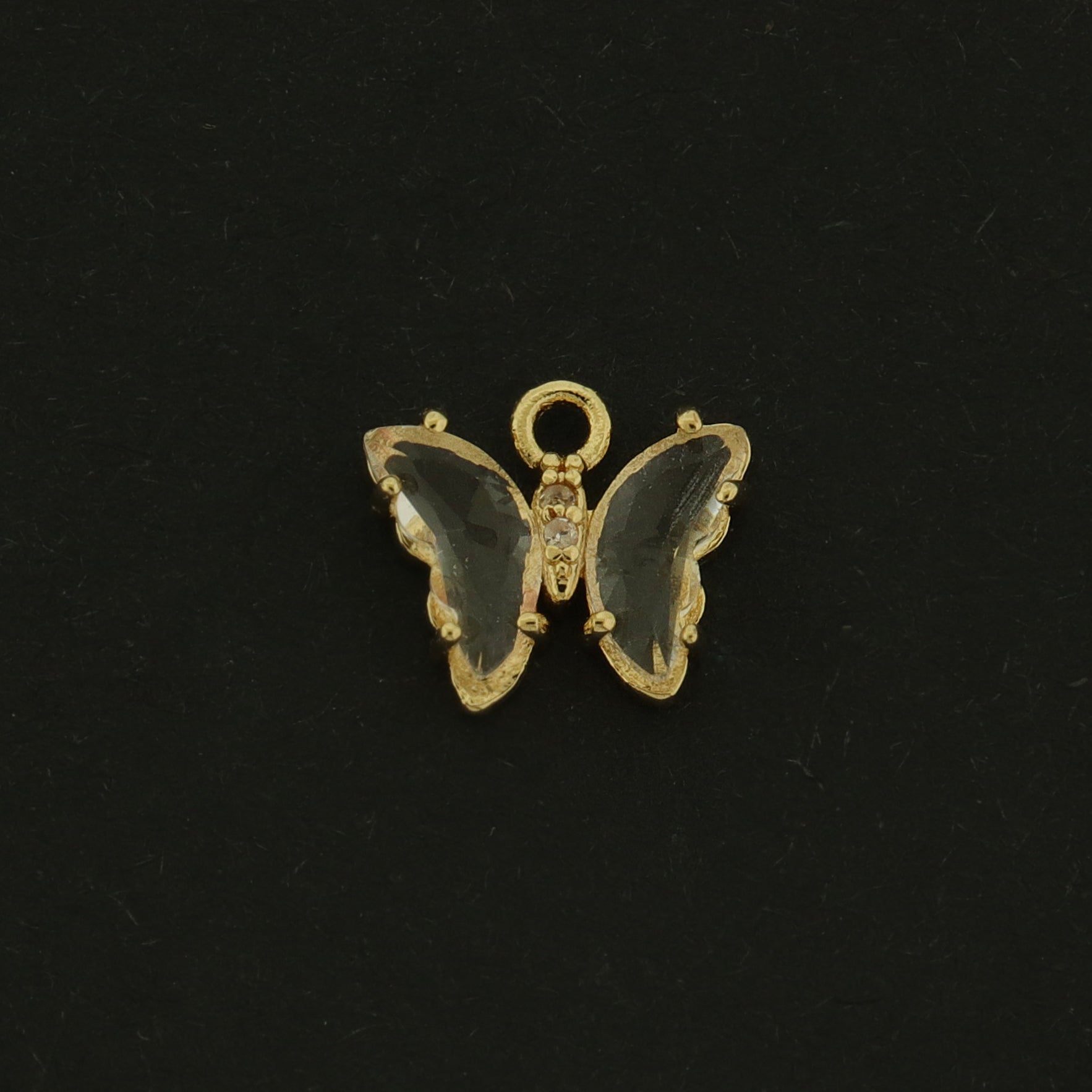 Breloque papillon 14k - Pendentif papillon - Plaqué or 14k - GLD839