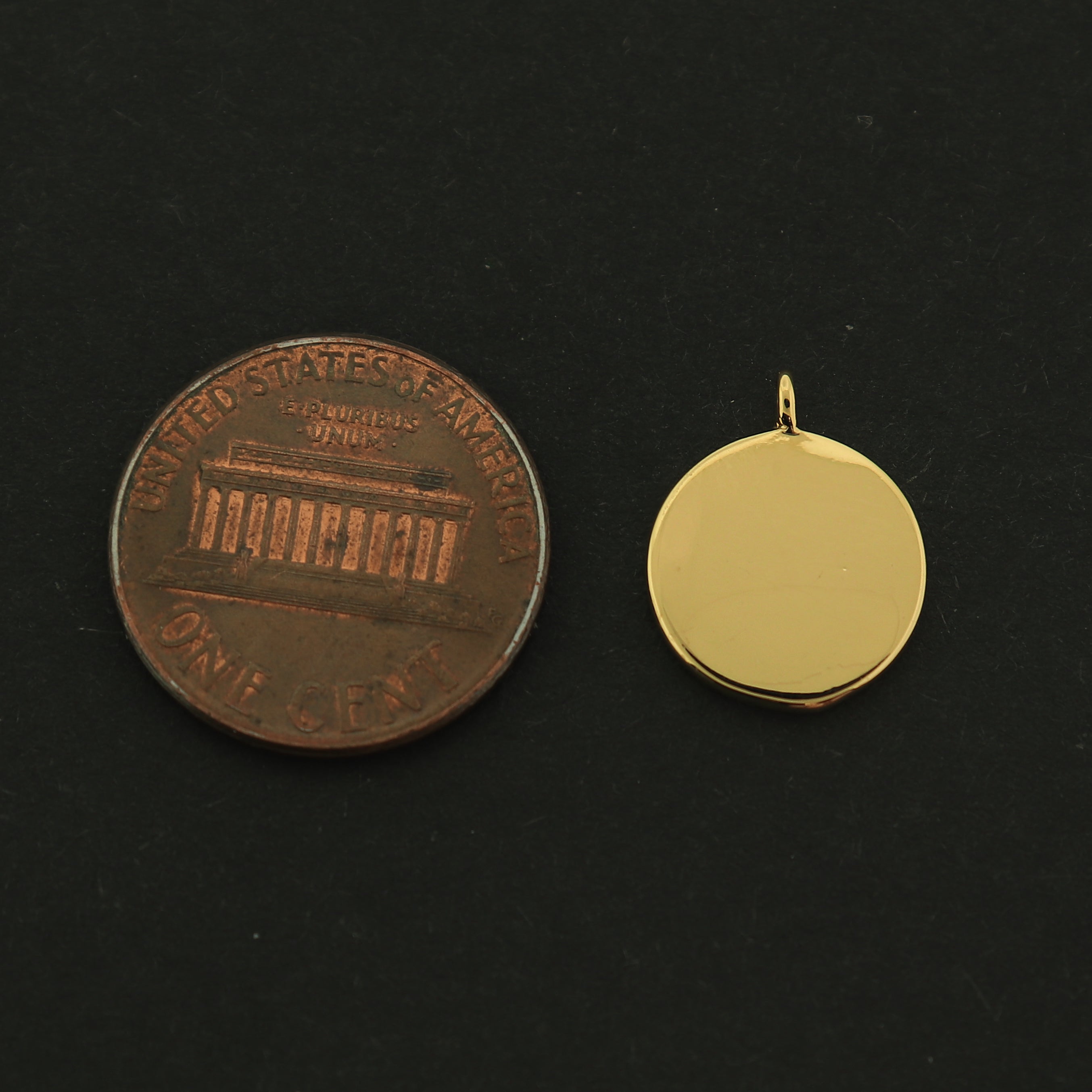 14k Compass Charm - Travel Pendant - 14k Gold Filled - GLD268