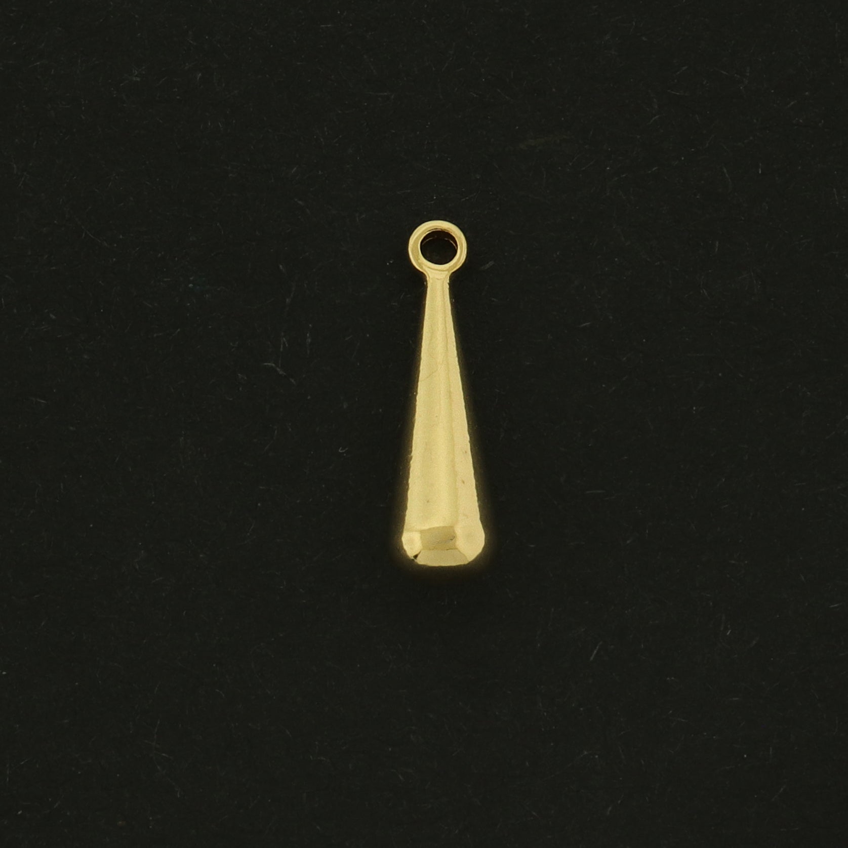 14k Drop Charm - 5 Charms - Geometric Pendant - 14k Gold Plated - GLD821