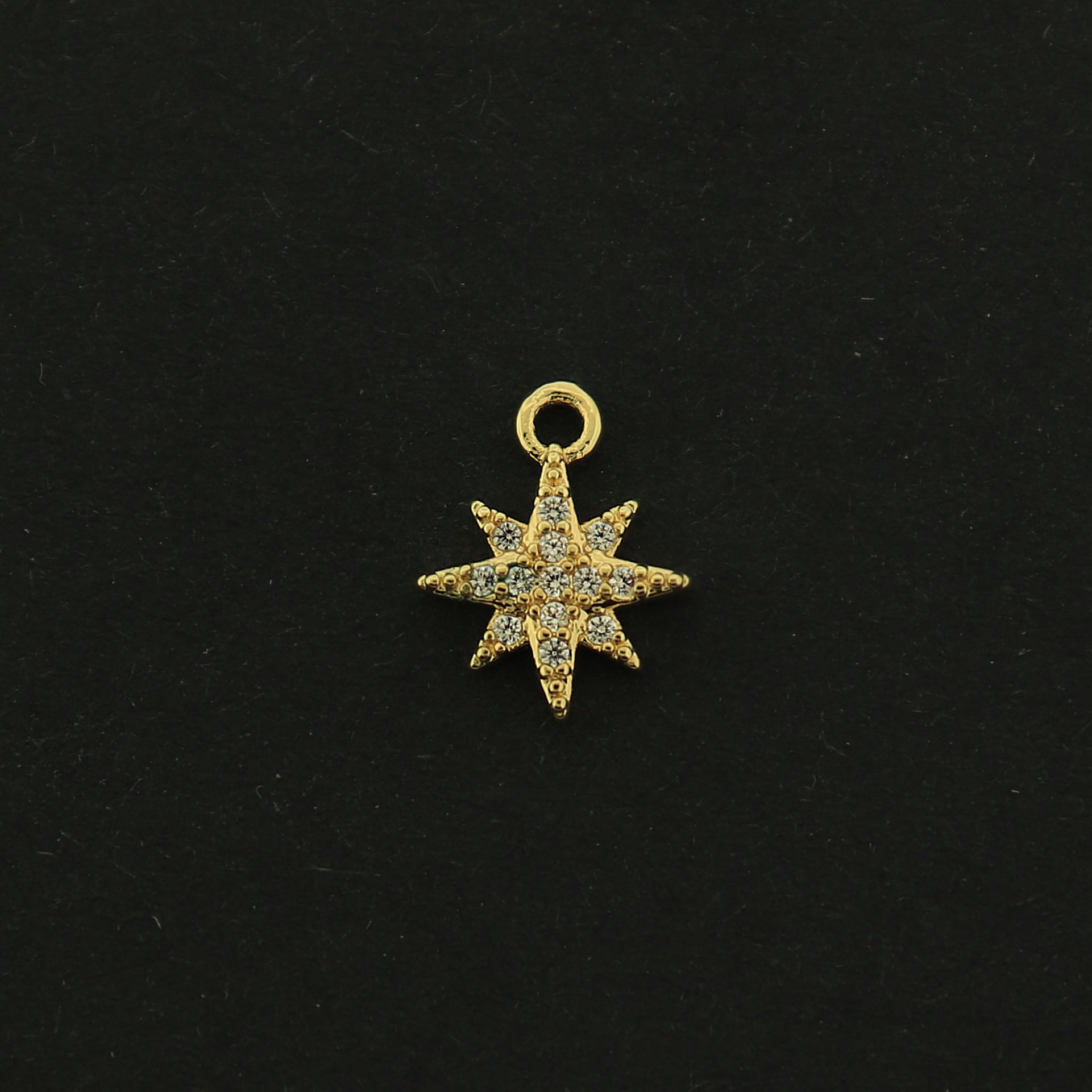 14k Five Point Star Charm - Celestial Pendant - 14k Gold Filled - GLD436
