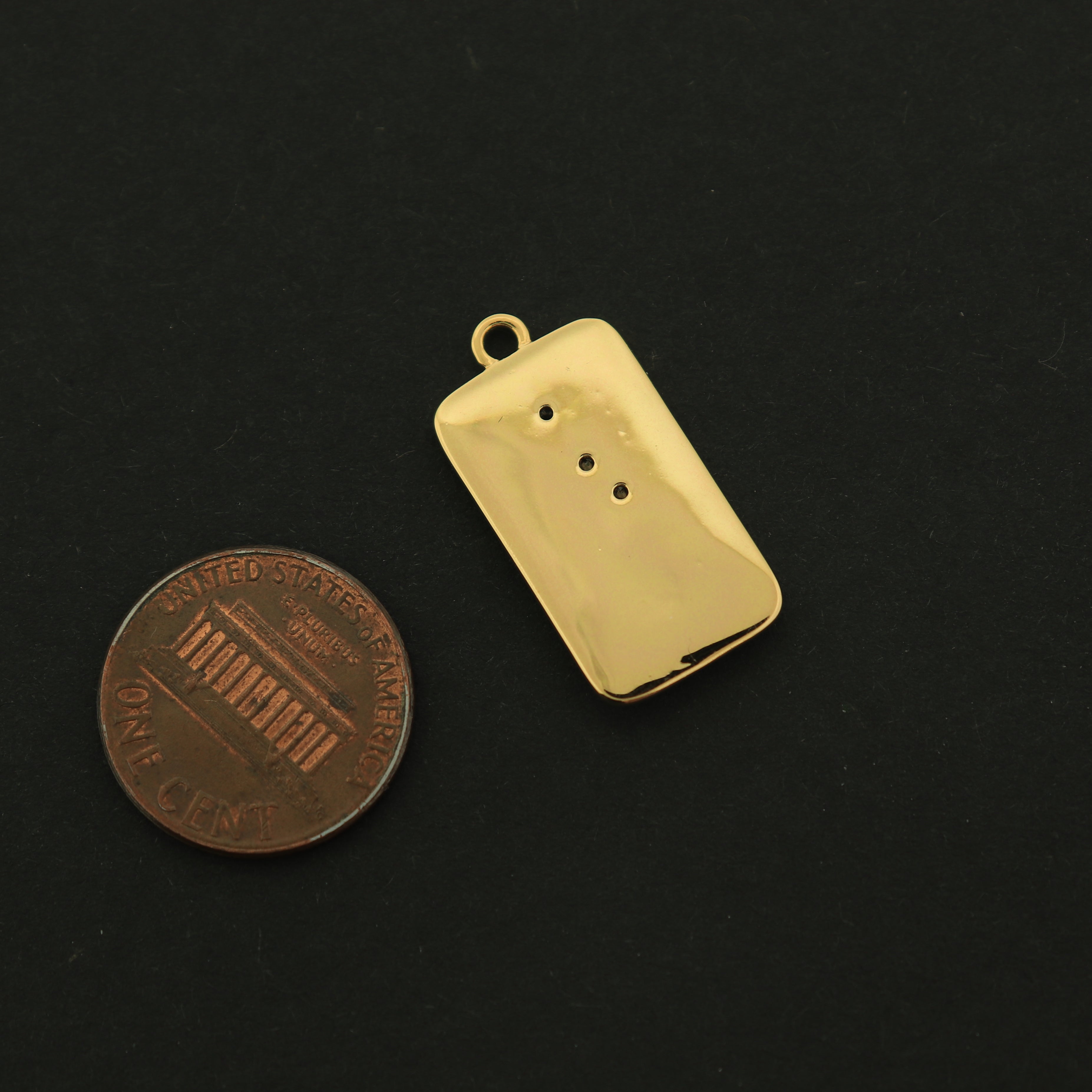 14k Gold Hand and Star Charm - Celestial Pendant - 14k Gold Plated - GLD242