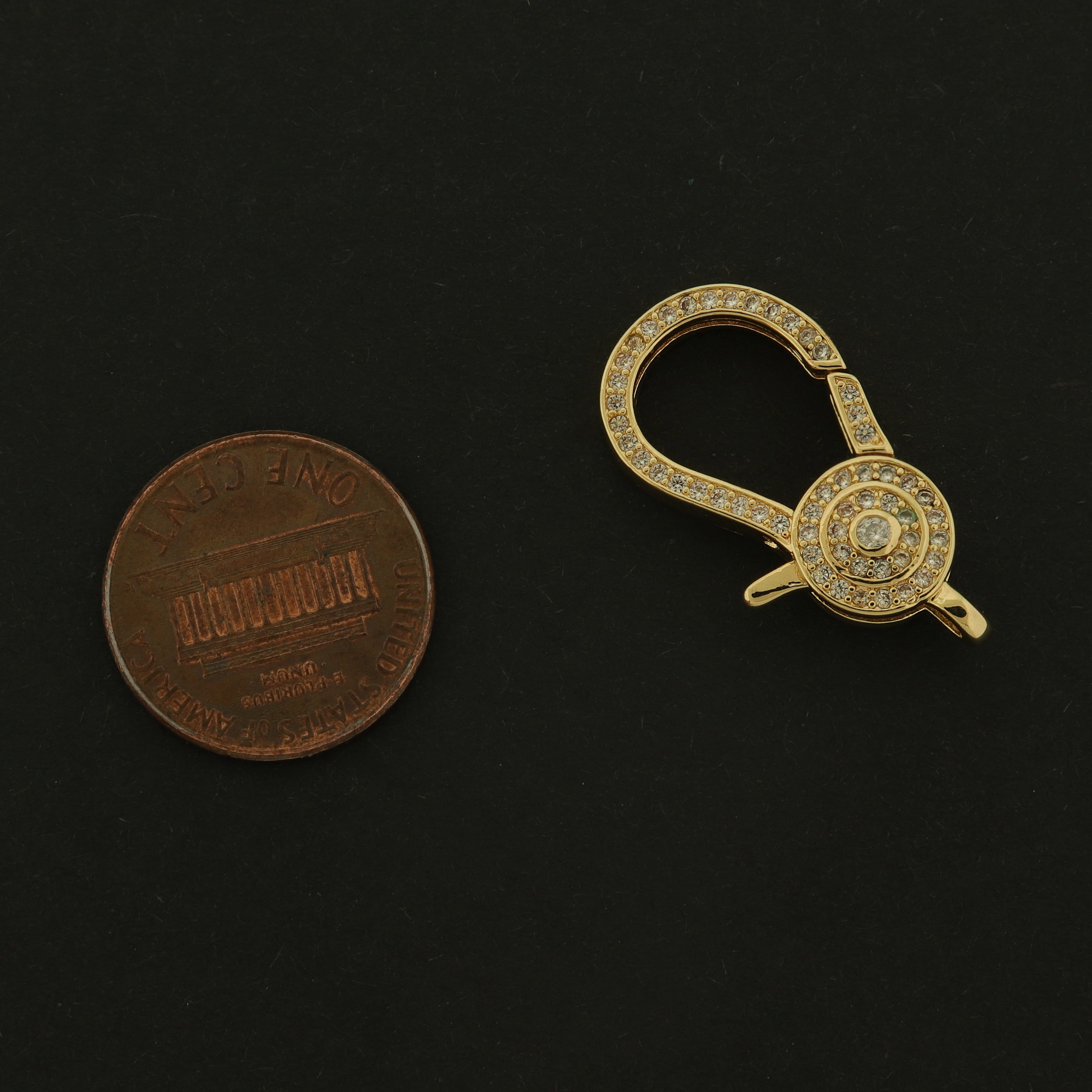 14k Gold Lobster Clasp - 14k Gold Plated - 1 Clasp - GLD851