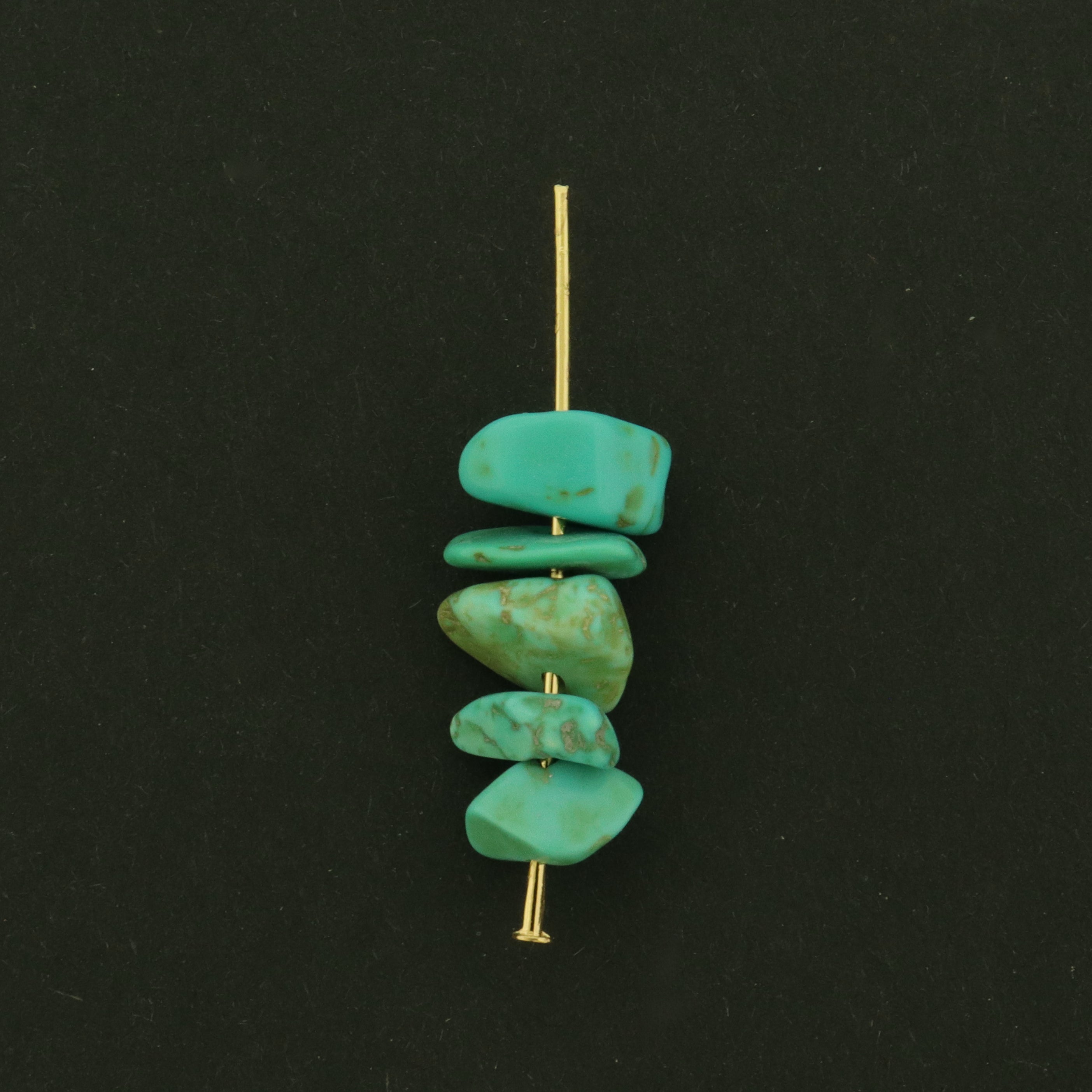 14k Gold Plated Flat Head Pins - 12 Pins - 0.7mm - Choose Your Length and Tone!