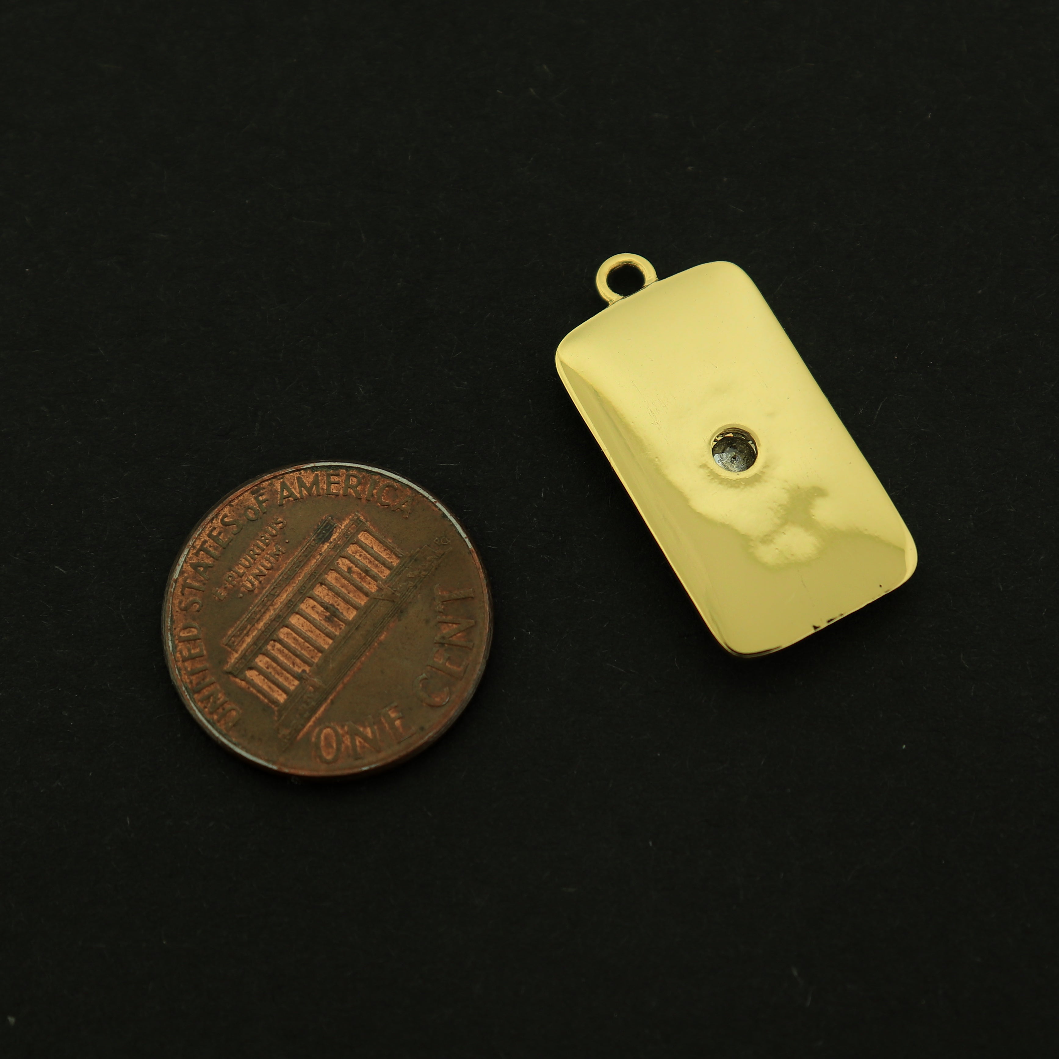 14k Gold Sun and Moon Charm - Celestial Pendant - Choose Your Tone!