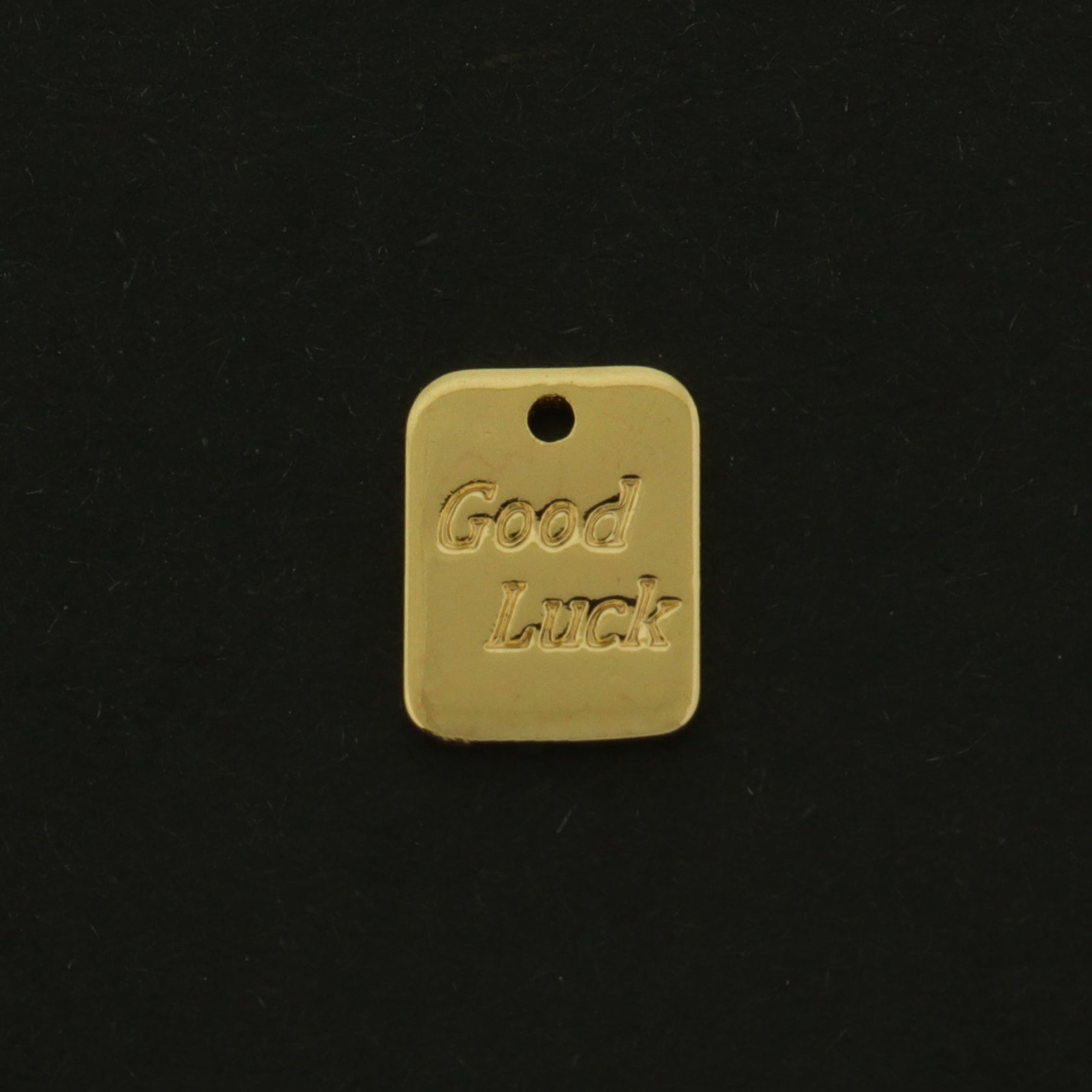 14k Good Luck Charm - 4 Charms - 14k Gold Plated - GLD829