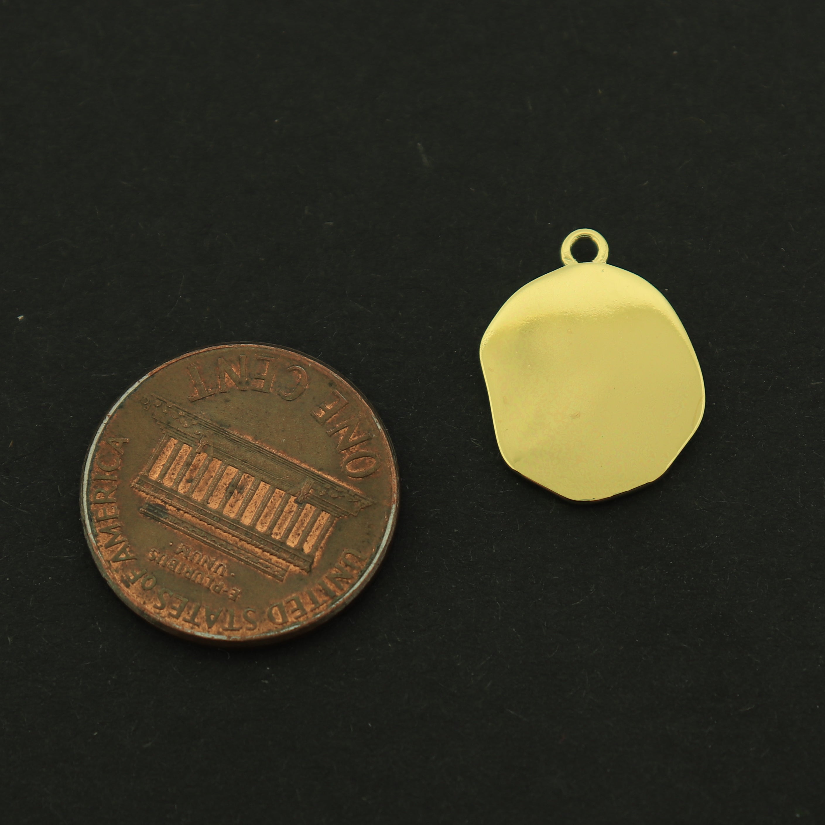 14k Rose Charm - Flower Pendant - 14k Gold Filled - GLD435