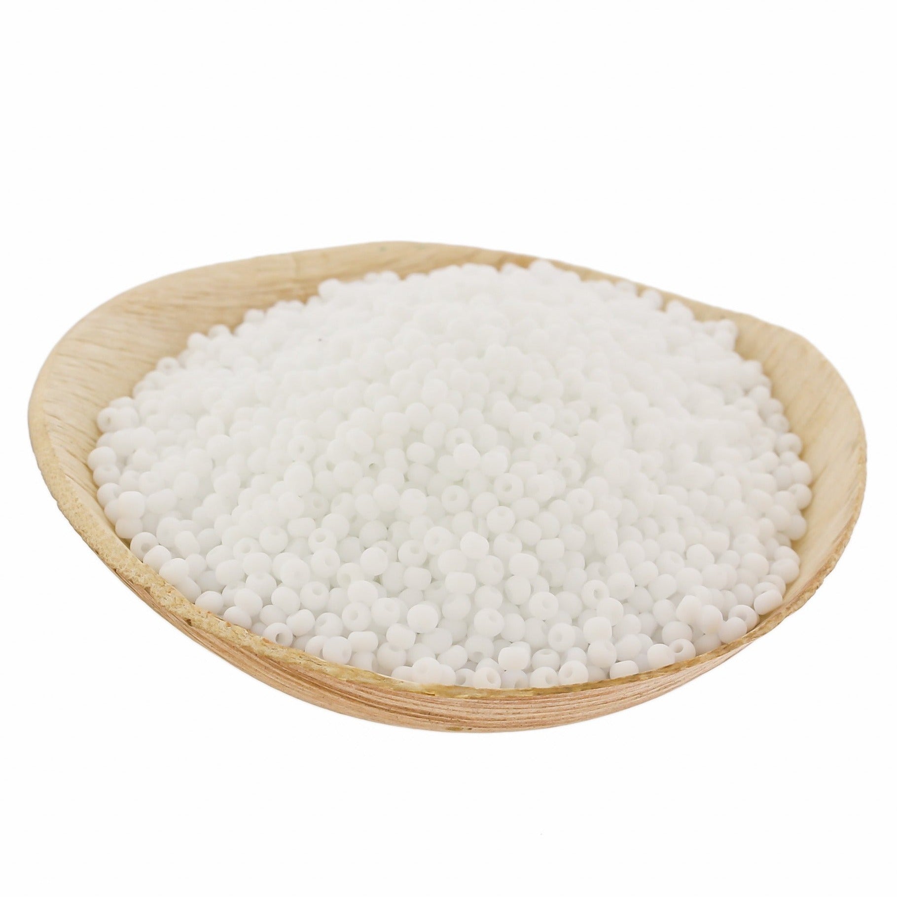 Perles de Verre Rocailles 8/0 3mm - Bleu Ciel Givré - 50g 1500 Perles - BD2003