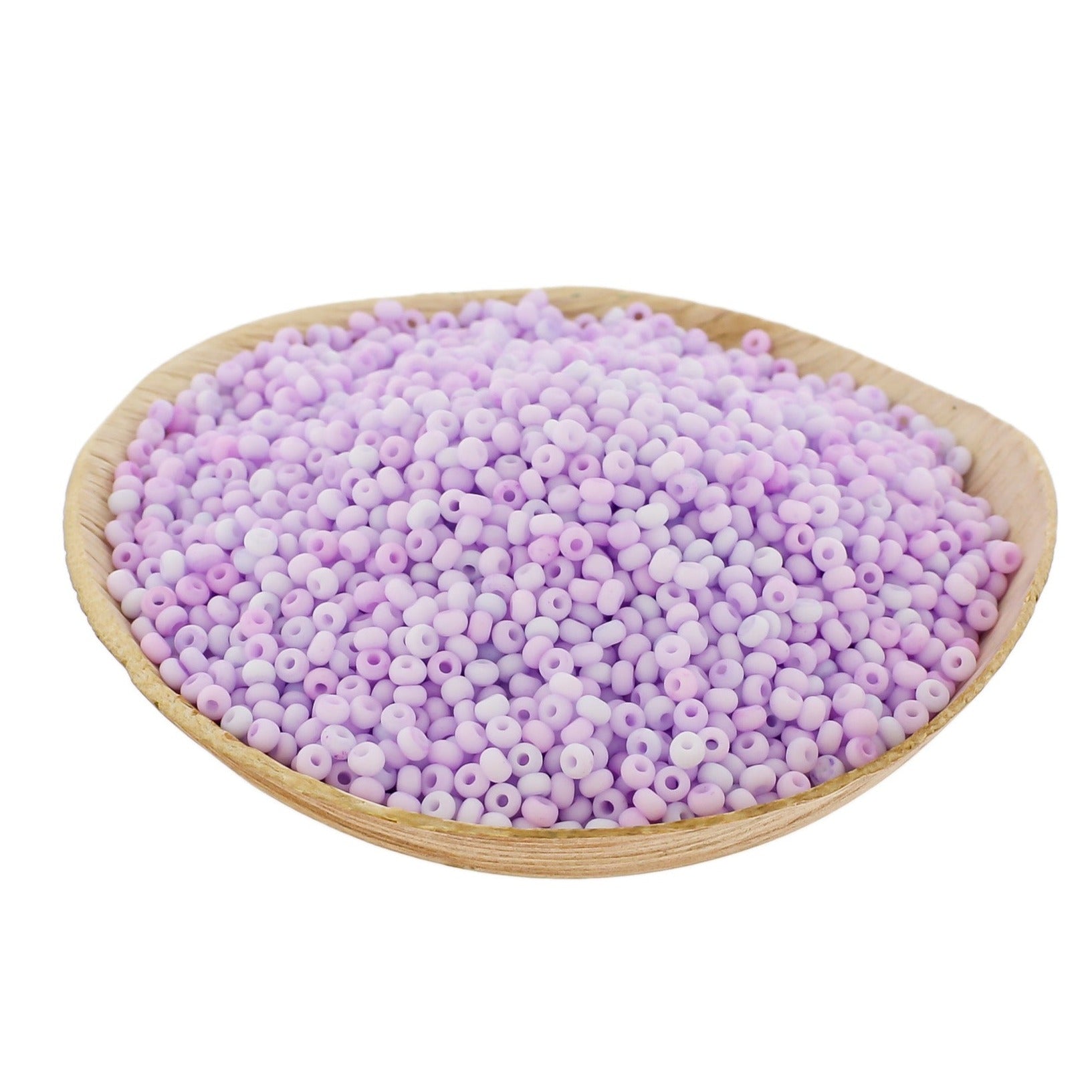 Perles de Verre Rocailles 8/0 3mm - Bleu Ciel Givré - 50g 1500 Perles - BD2003