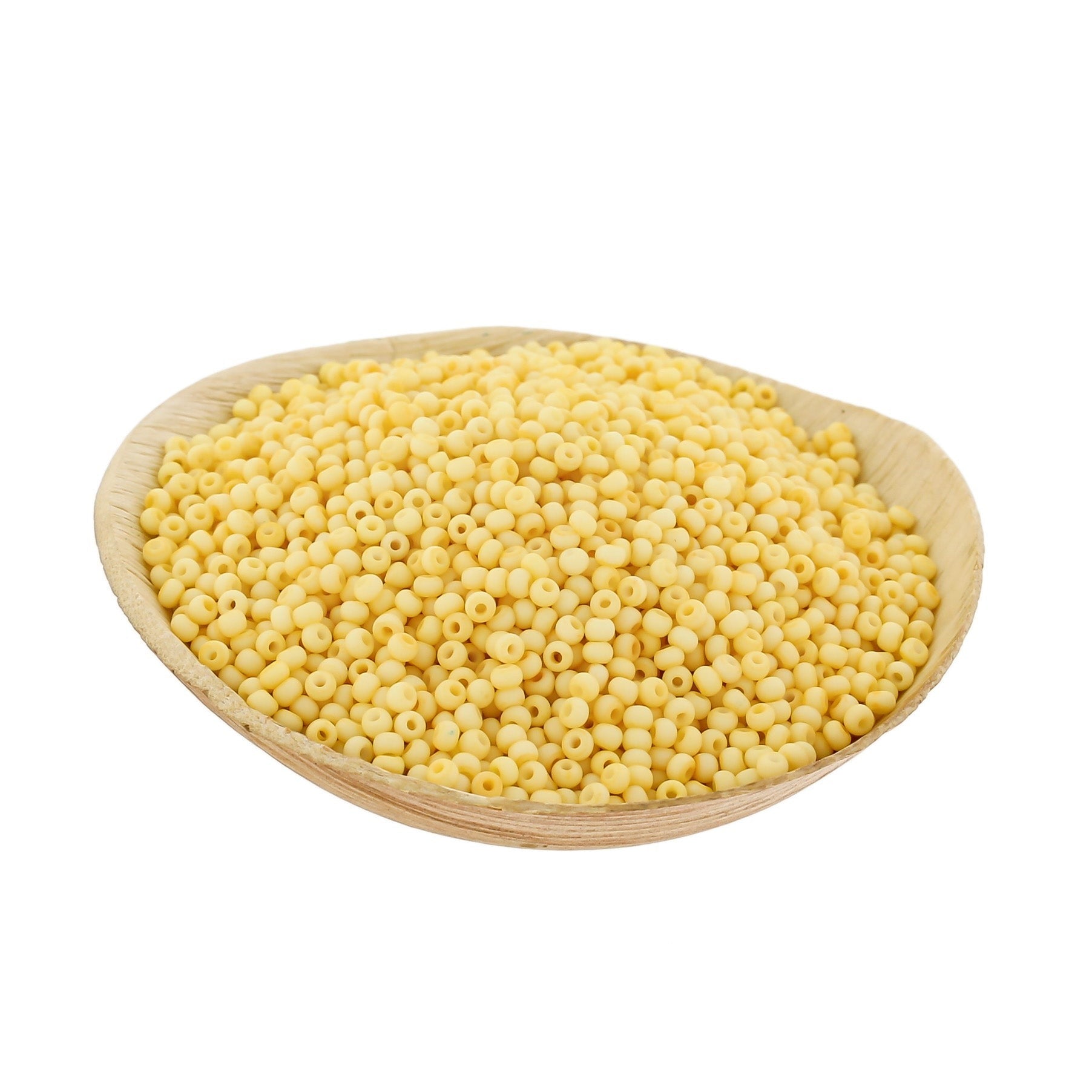 Perles de Verre Rocailles 8/0 3mm - Bleu Ciel Givré - 50g 1500 Perles - BD2003