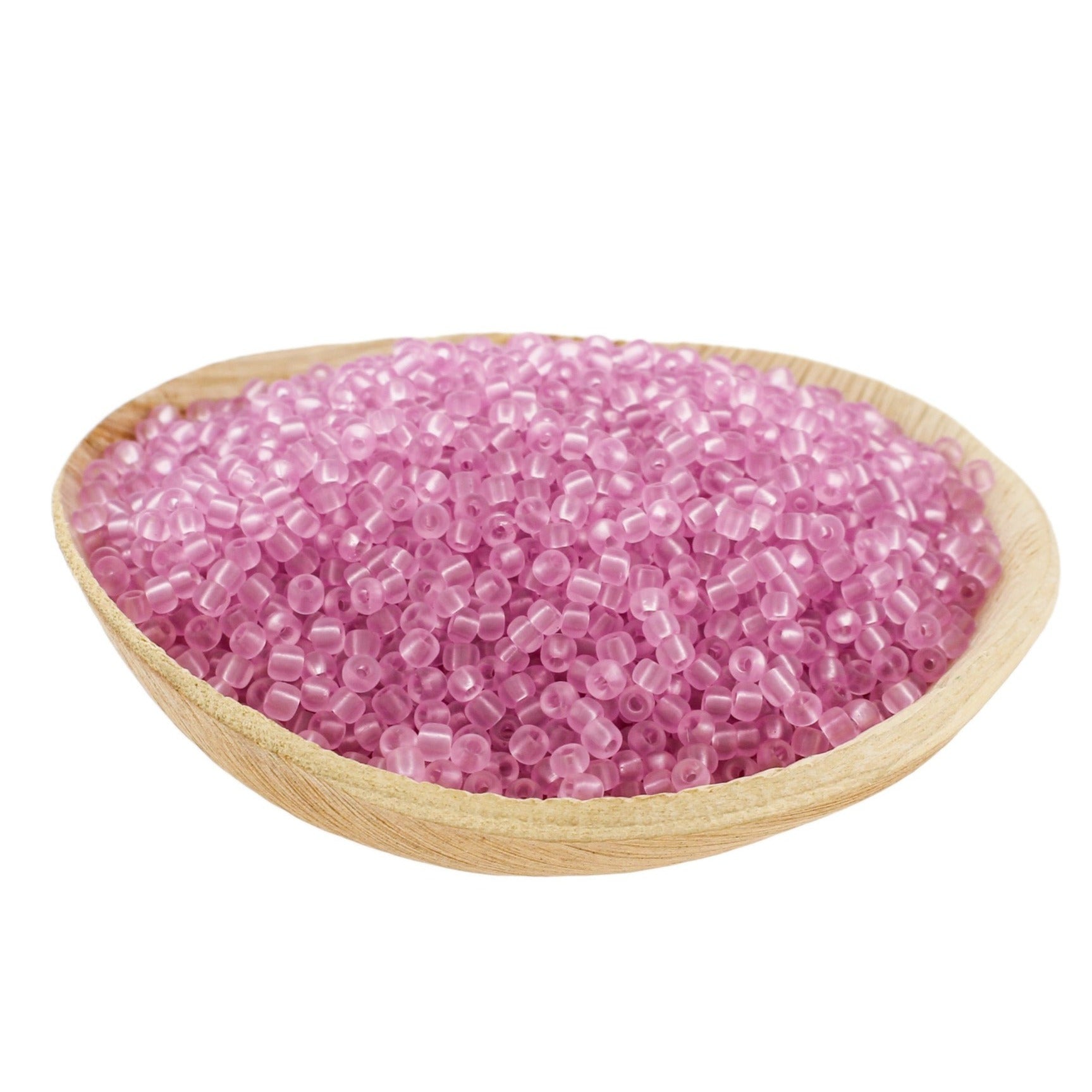 1600 Transparent Seed Glass Beads - 8/0 3mm - 50 grams - Choose Your Color!