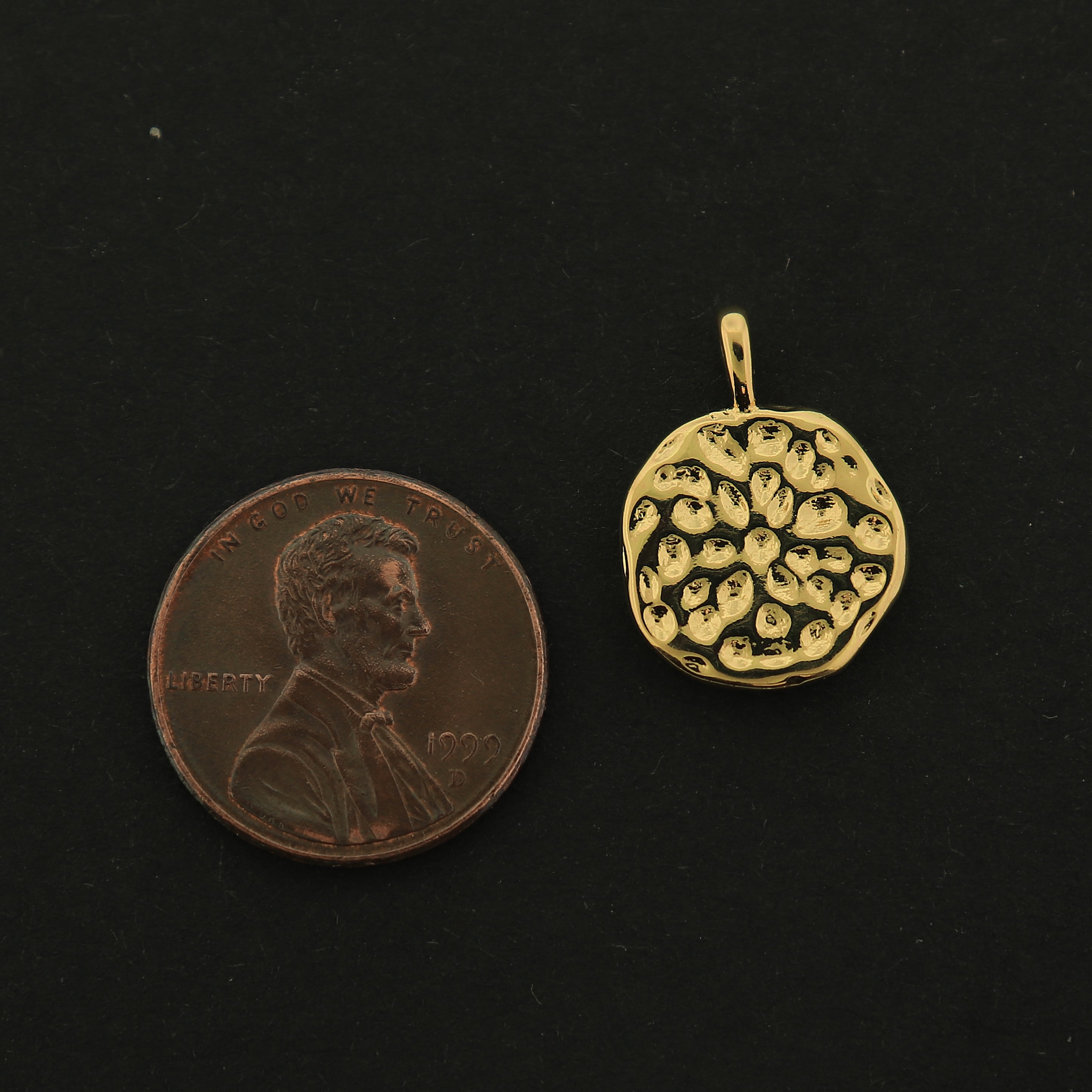 18k Bee Charm - Honeybee Pendant - 18k Gold Plated - GLD472