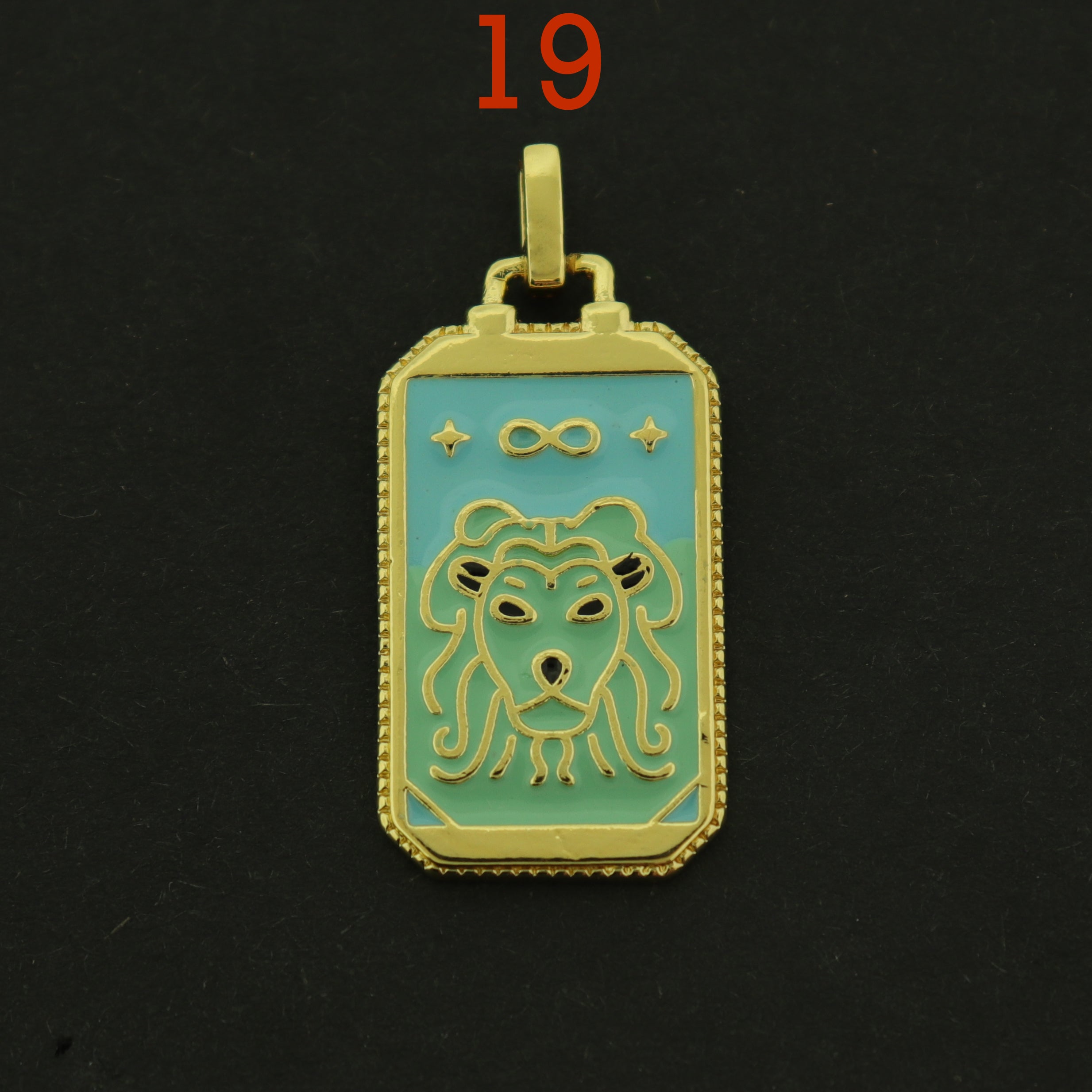 18k Gold Tarot Card Charm - 19 Different Designs - 18k Gold Plated - Choose Your Design