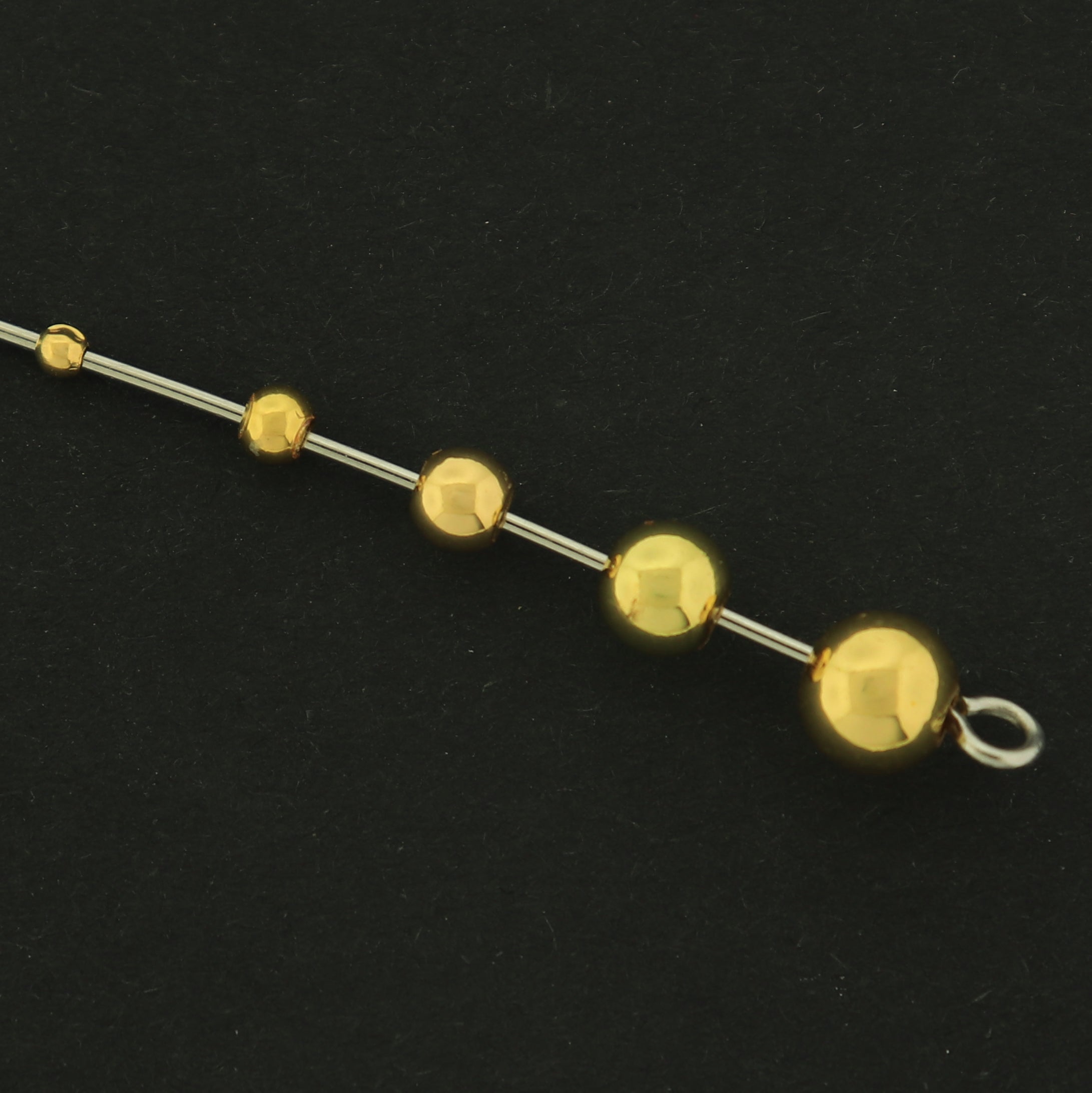 18k Spacer Beads - 100 Beads - 18k Gold Plated