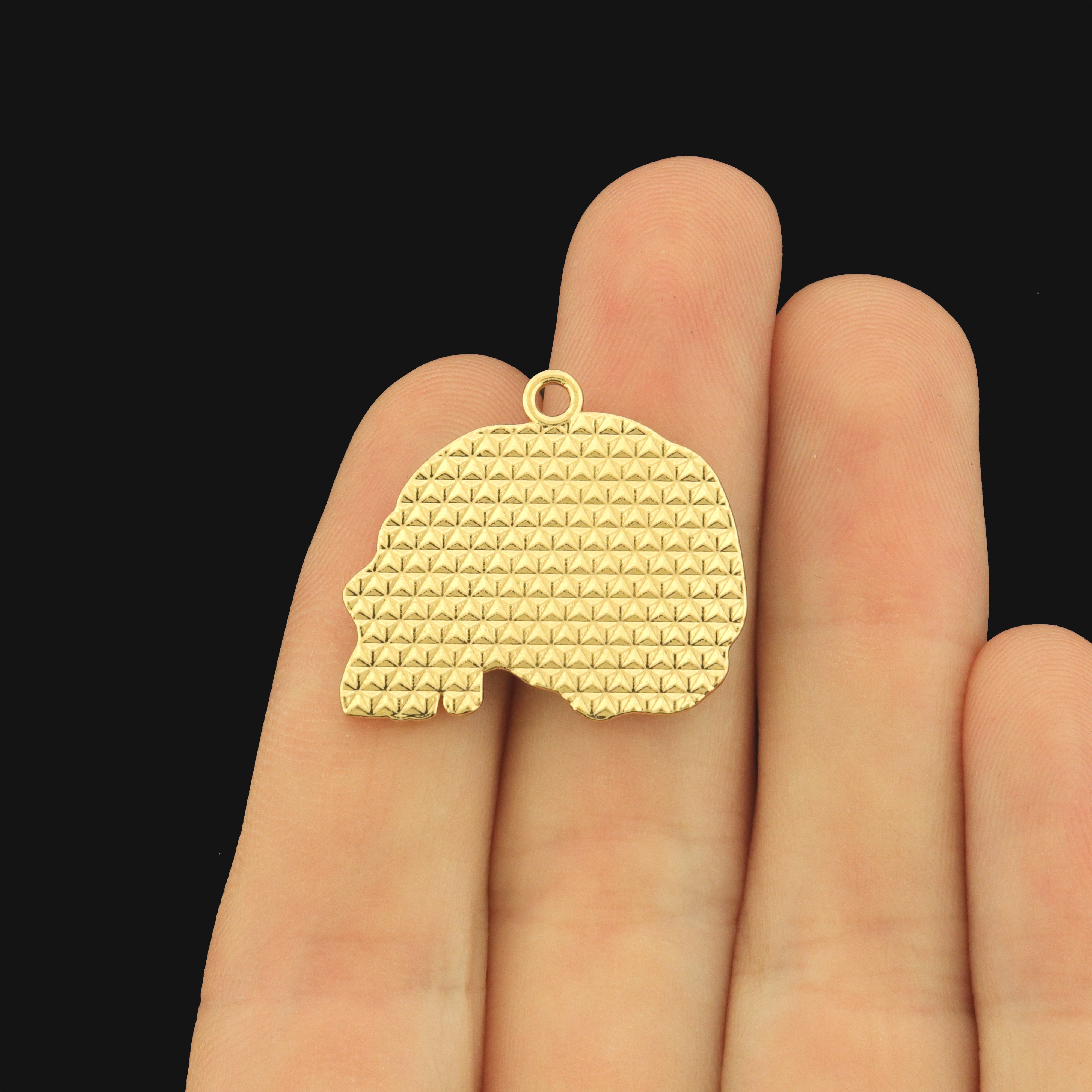 4 Black Cat and Skull Enamel Charms - E207