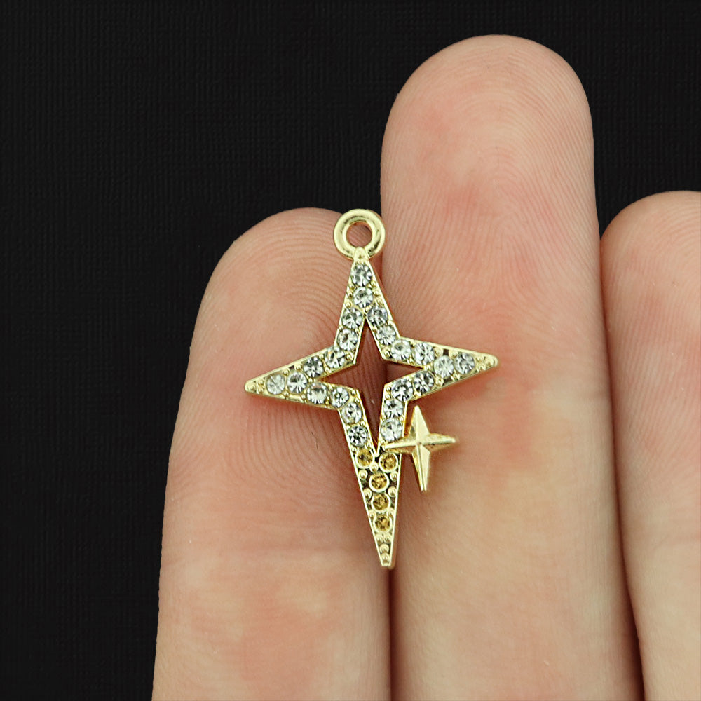 4 North Star Charms - Choose Your Tone