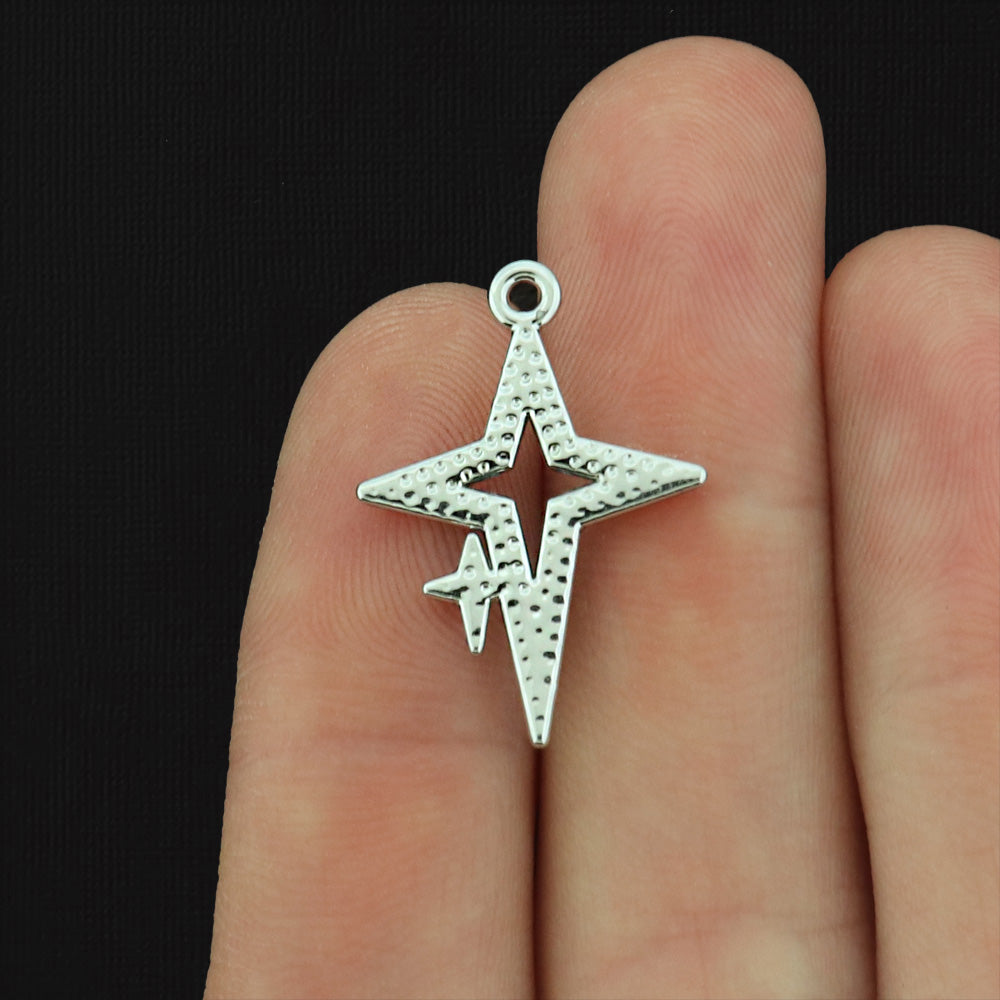 4 North Star Charms - Choose Your Tone