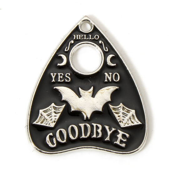 4 Ouija Planchette Enamel Charms - E541