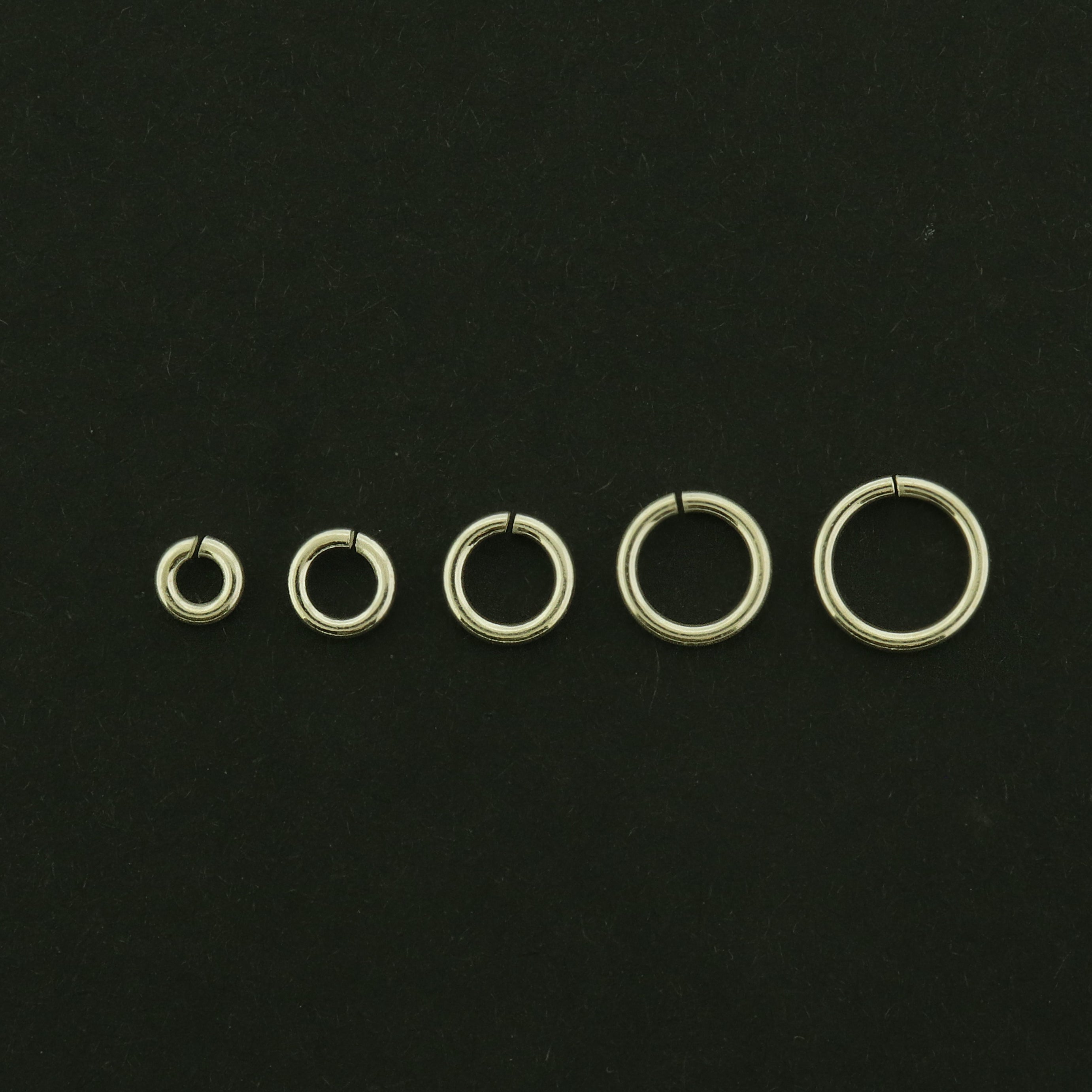4 Sterling Silver Jump Rings - Thick and Sturdy 1mm / 18 Gauge - Choose Your Size!