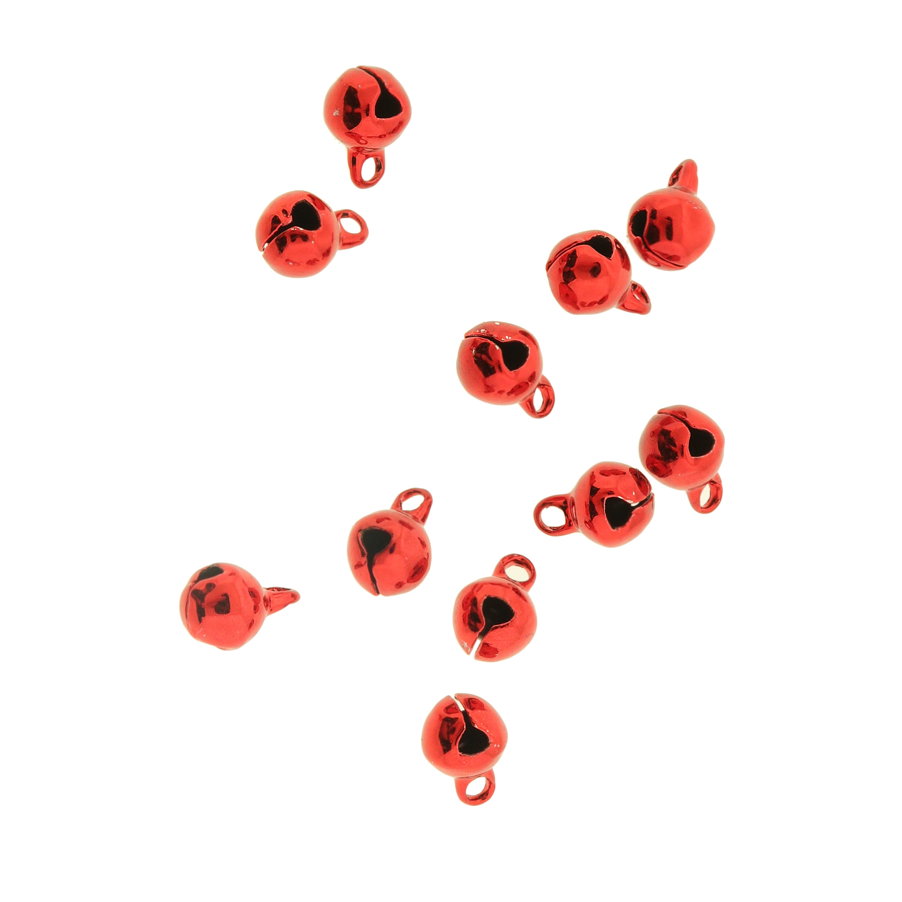 50 Jingle Bells Charms - Choose Your Color!