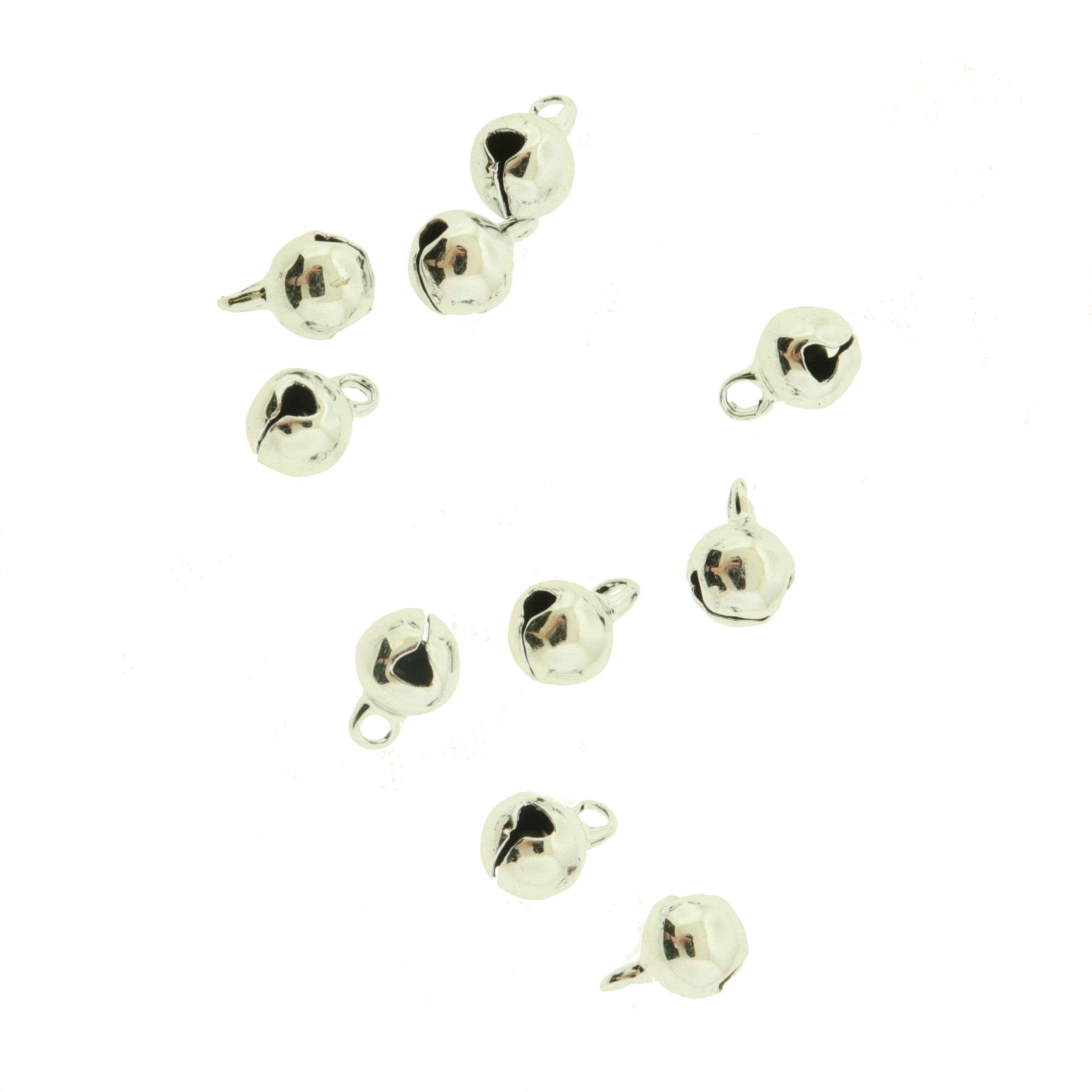 50 Jingle Bells Charms - Choose Your Color!