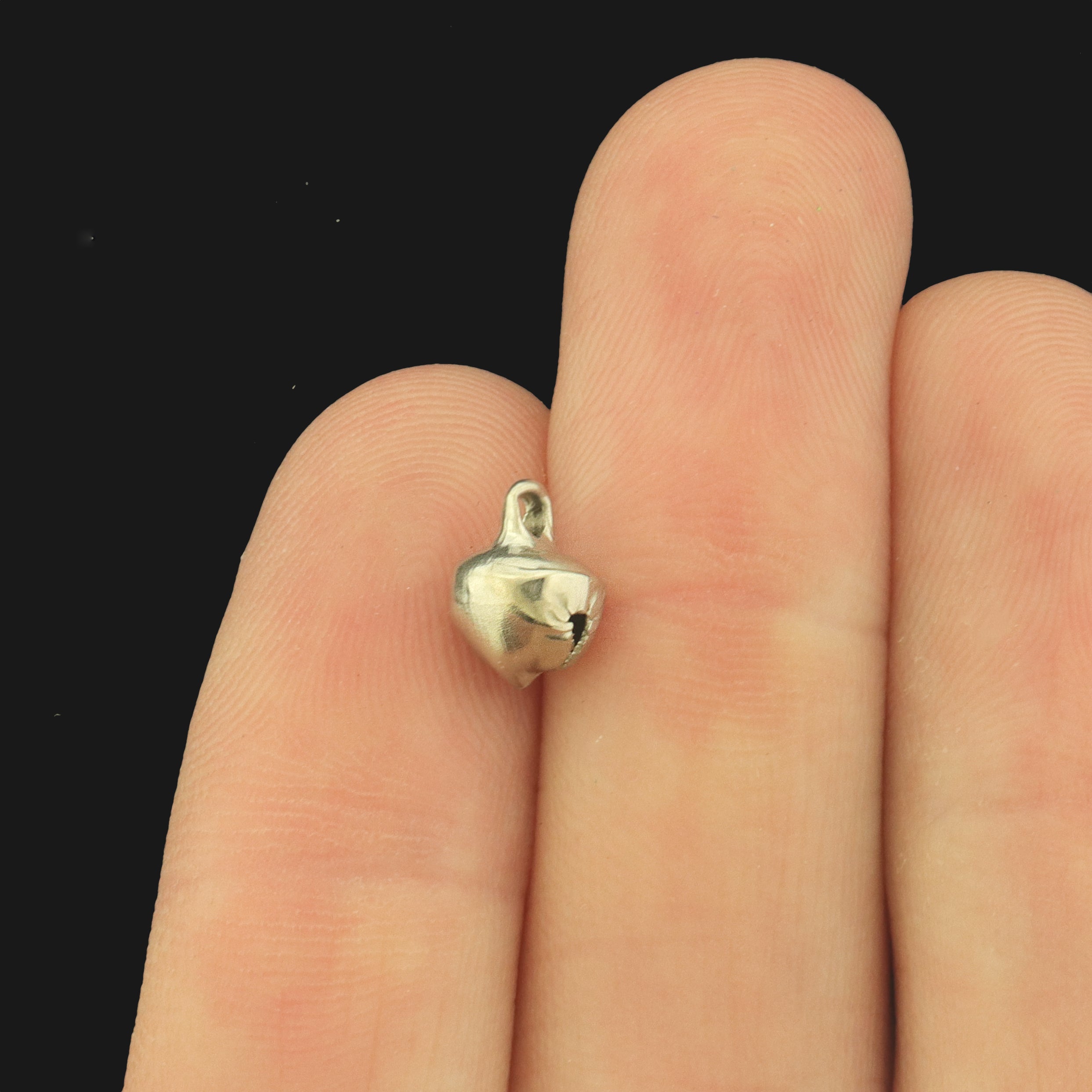 50 Jingle Bells Charms - Choose Your Color!