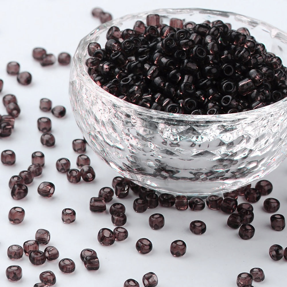 600 Seed Glass Beads - 6/0 4mm - 50 grams - Choose Your Color!