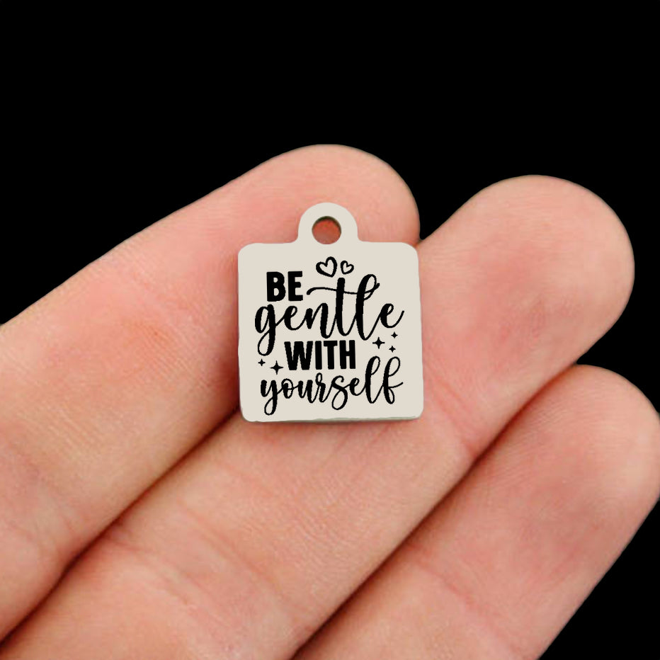 Be Gentle To Yourself Stainless Steel Charms - BFS001-8480