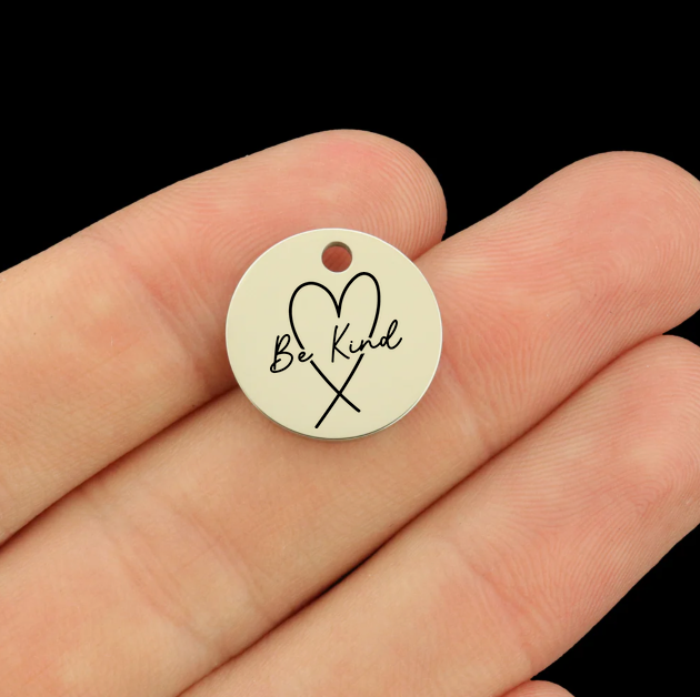 Be Kind Stainless Steel Charms - BFS042-8630