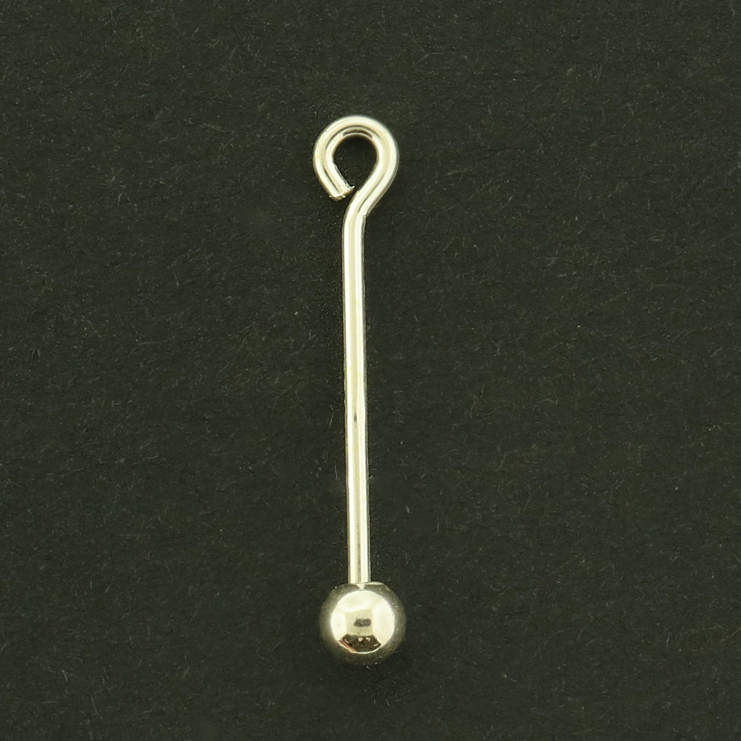 Bead Holder Sterling Silver Eye Pin Screw Rods - Perfect for Beads! - ST296A