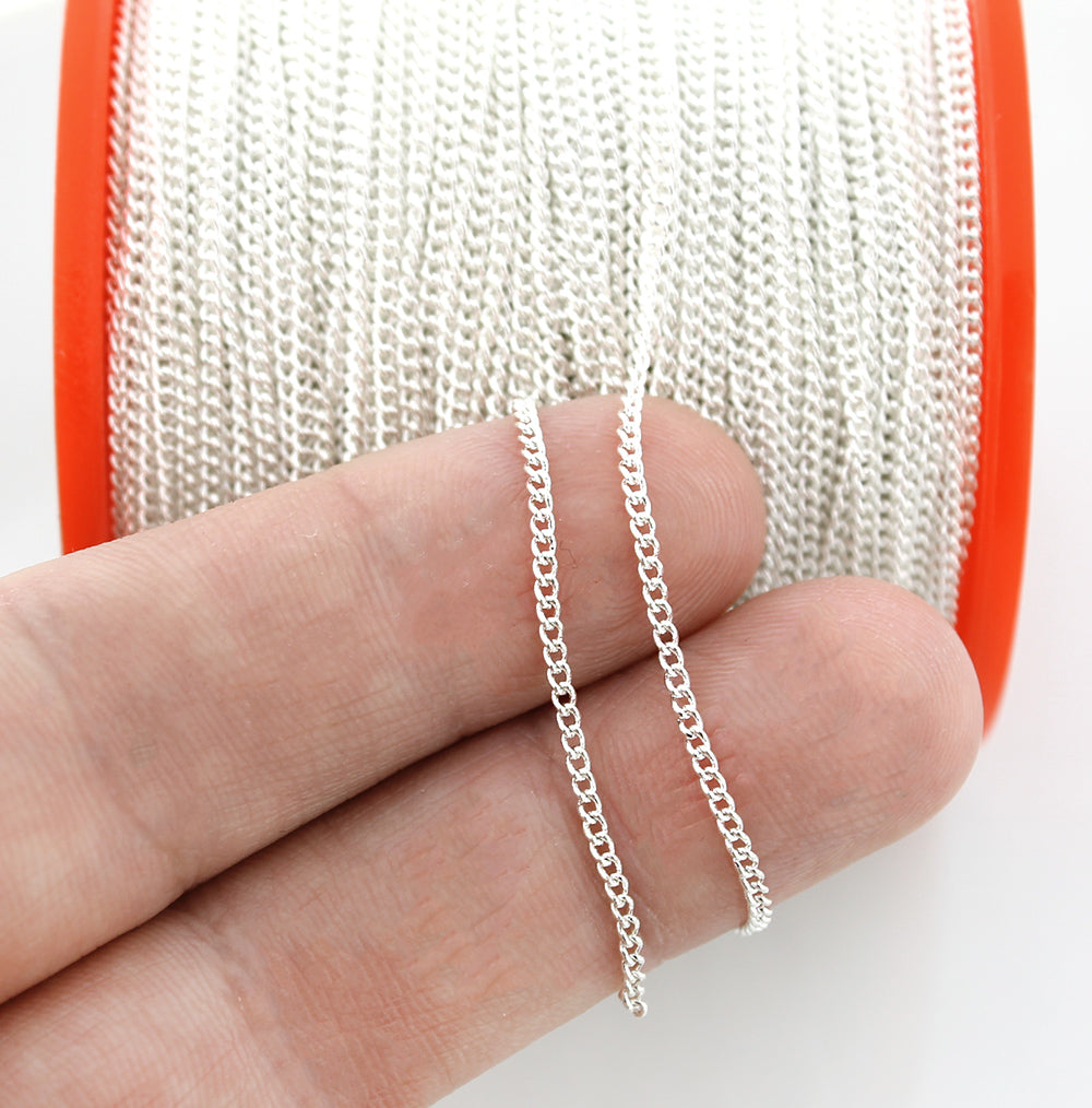 BULK Gold Tone Gourmette - 1,5 mm - Choisissez votre longueur - 1 mètre + - CH052