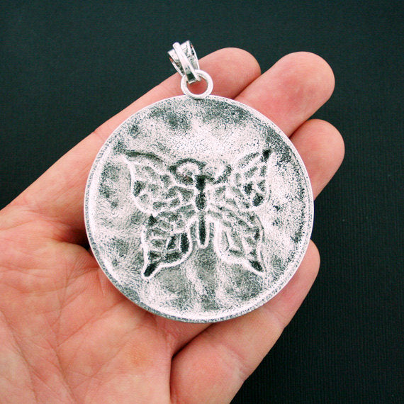 Butterfly Antique Silver Tone Charm - LSC5983