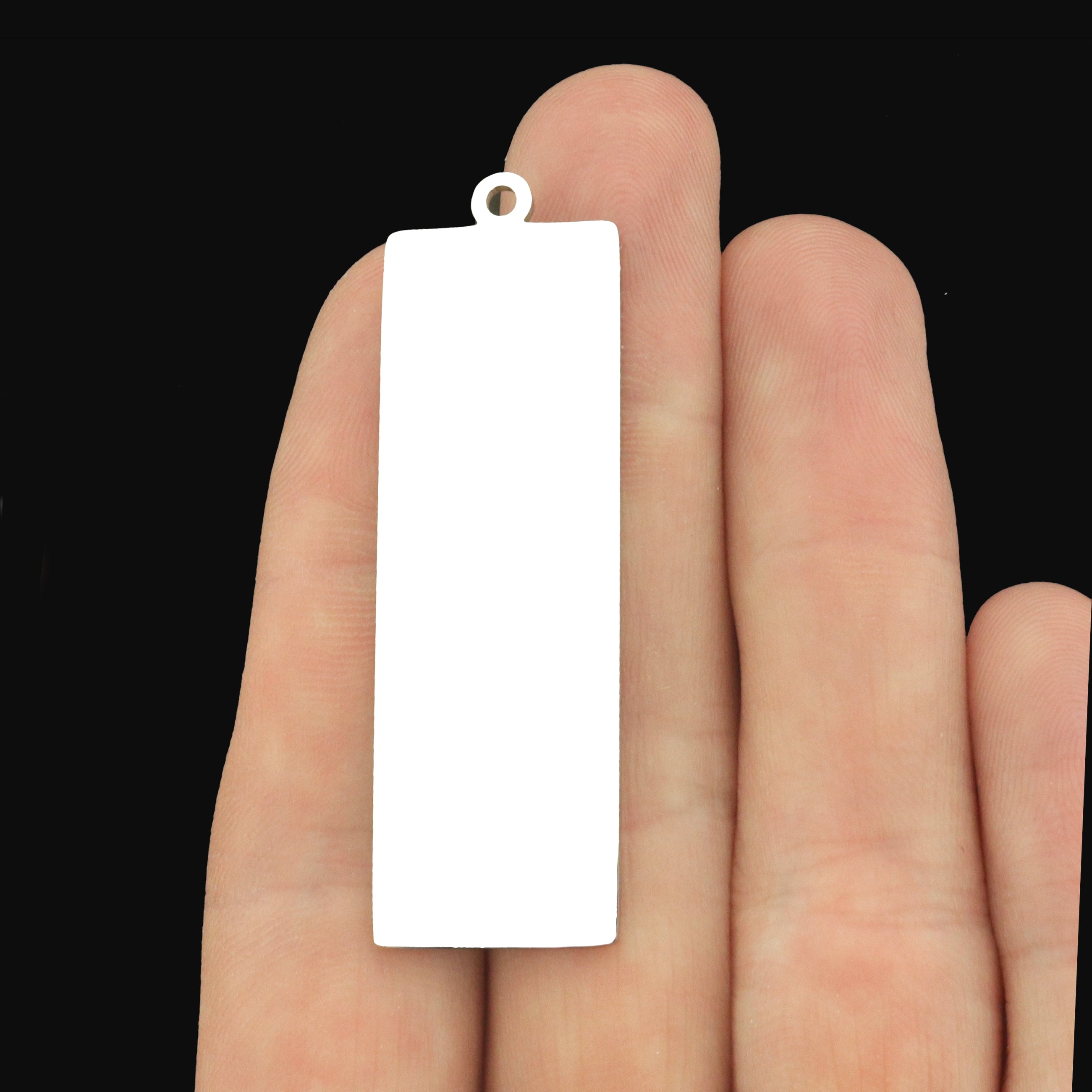 Custom Key Chain Tag Charm - Personalized - Smaller Size