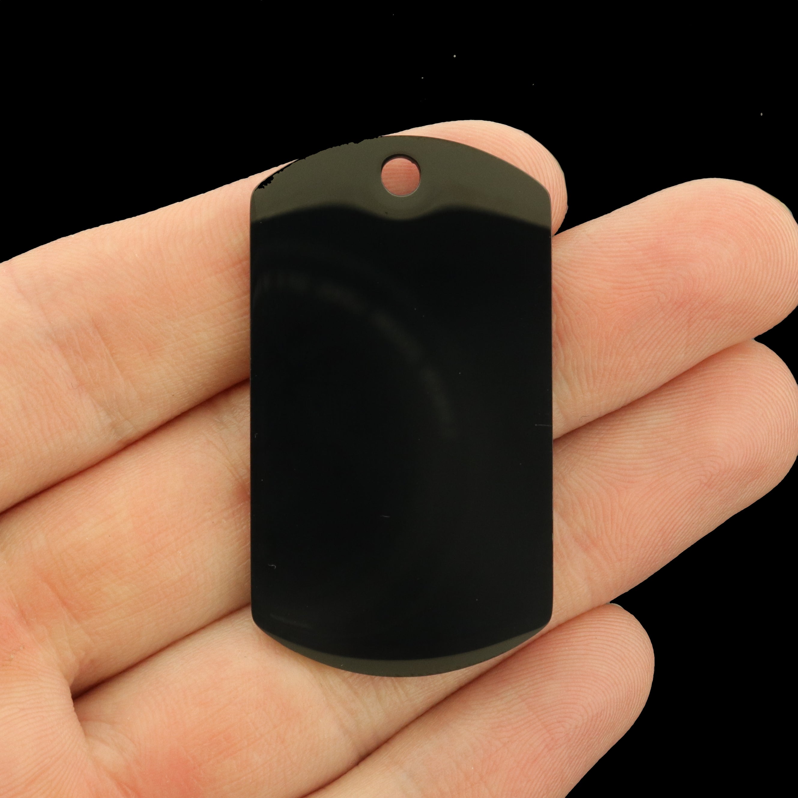 Custom Stainless Steel Dog Tag Charm - Personalized