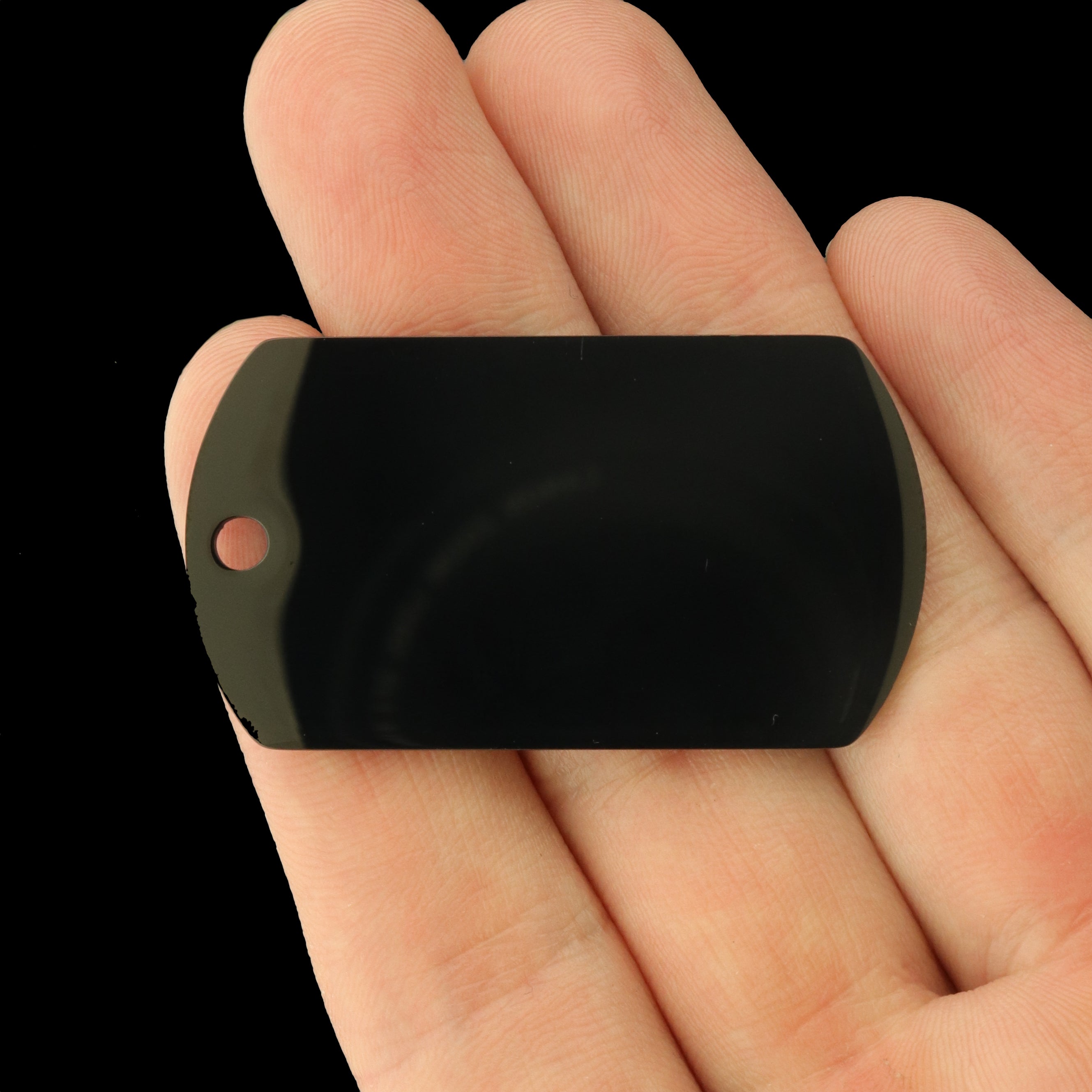 Custom Stainless Steel Dog Tag Charm - Personalized