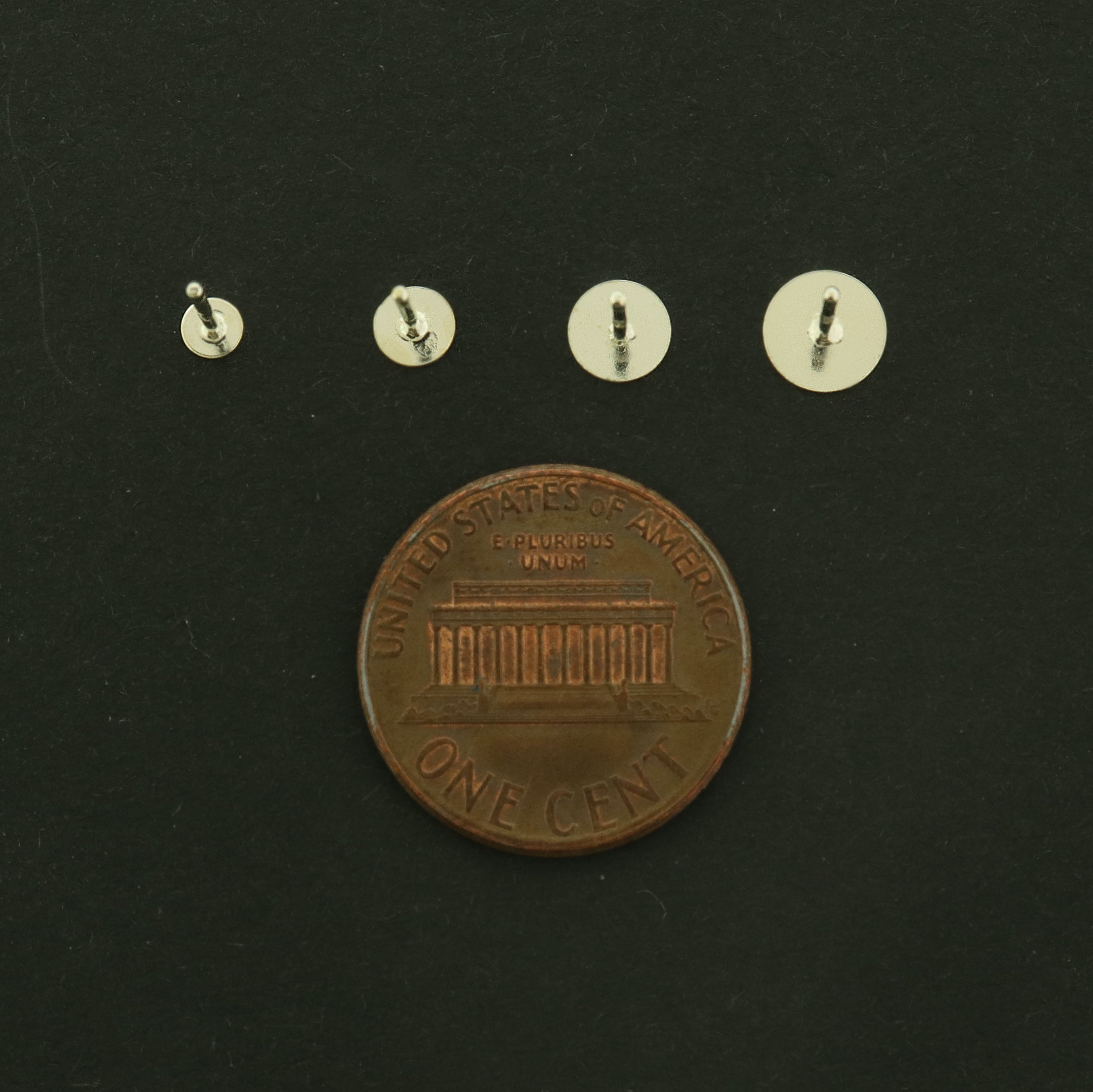 Boucles d'oreilles en acier inoxydable - Bases de clous - 5 mm x 12 mm - 50 pièces 25 paires - FD911