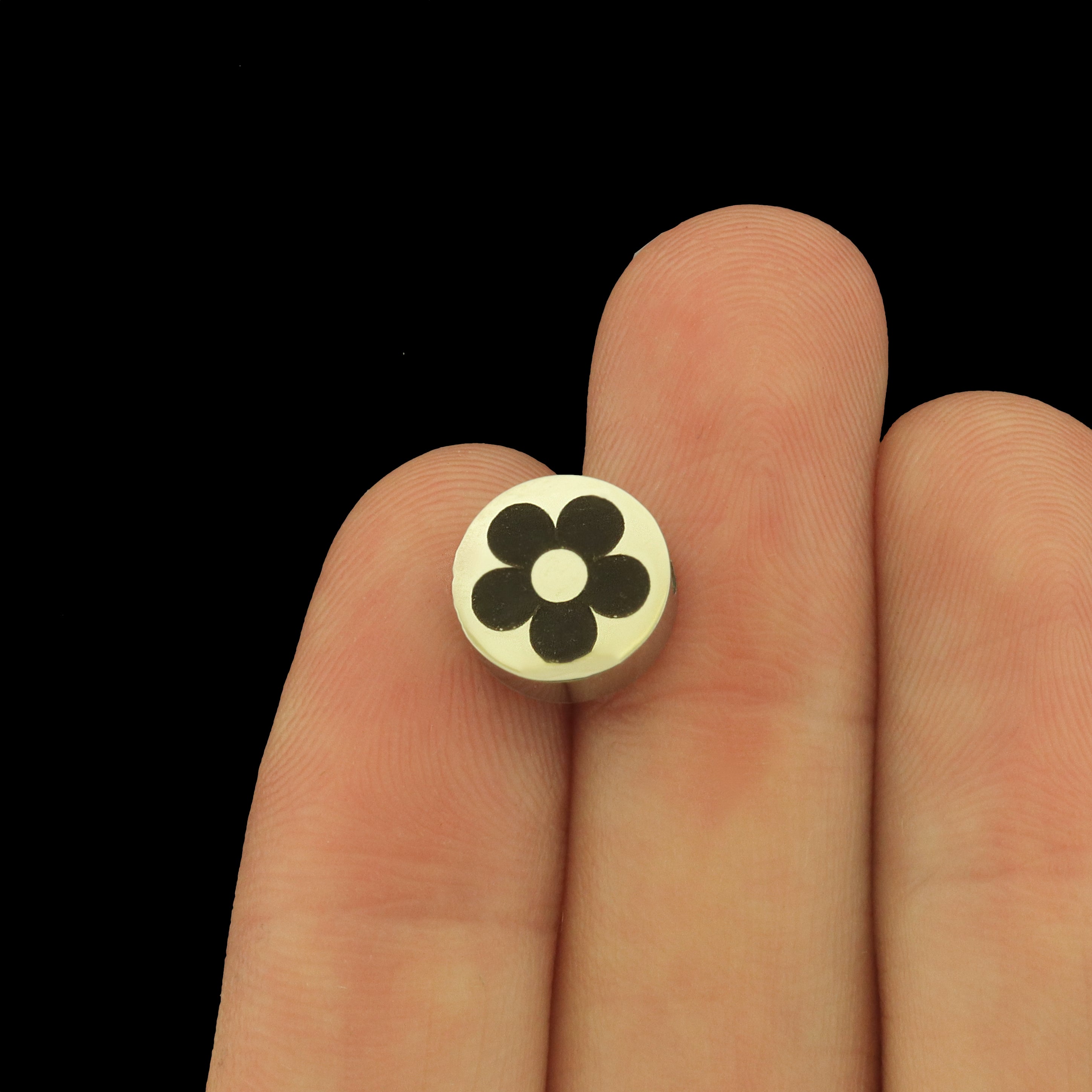 Flower Stainless Steel Beads - Choose Your Size - BFS034S-8300