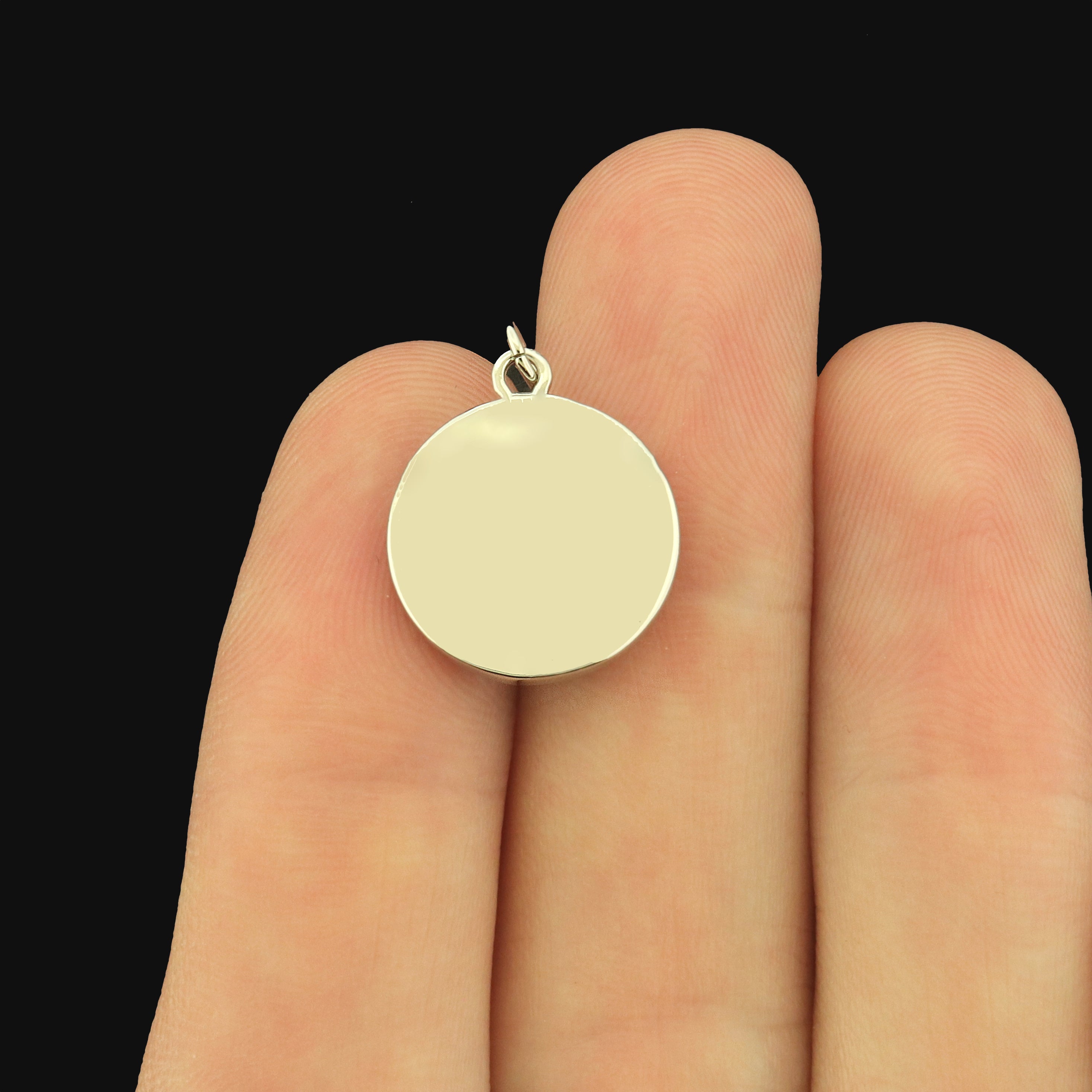 Galaxy Silver Tone Enamel Charms - Planet Pendant - E1653