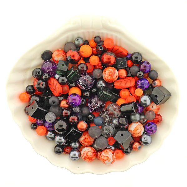 LIQUIDATION Halloween Bead Grab Bag - Less Than Wholesale Cost 90% Off - GRAB020