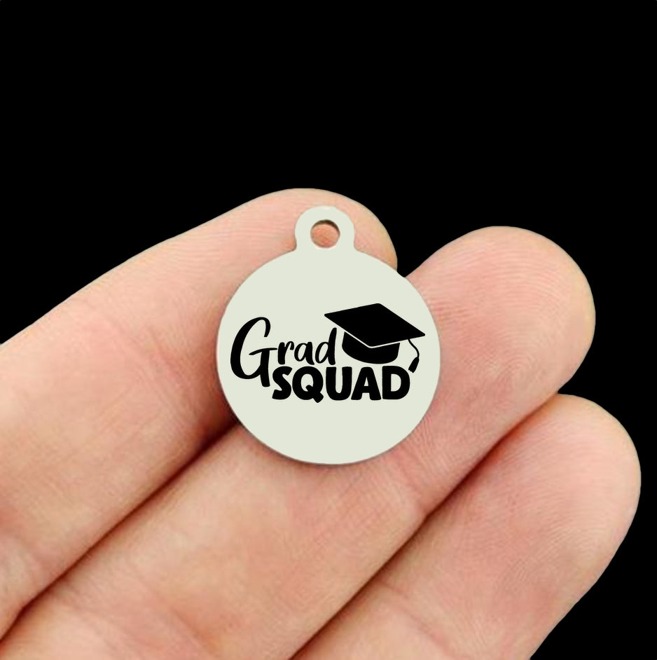 Graduation Stainless Steel Charms - BFS001-8541