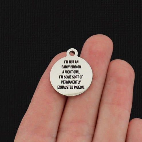 Breloques en acier inoxydable Coach #1 - BFS001-2853