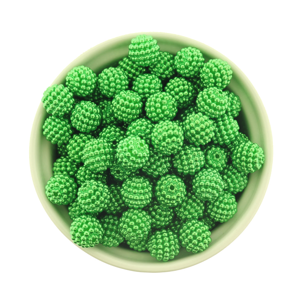 Imitation Pearl Acrylic Berry Bead - 12mm - 20 Beads - Choose Your Color