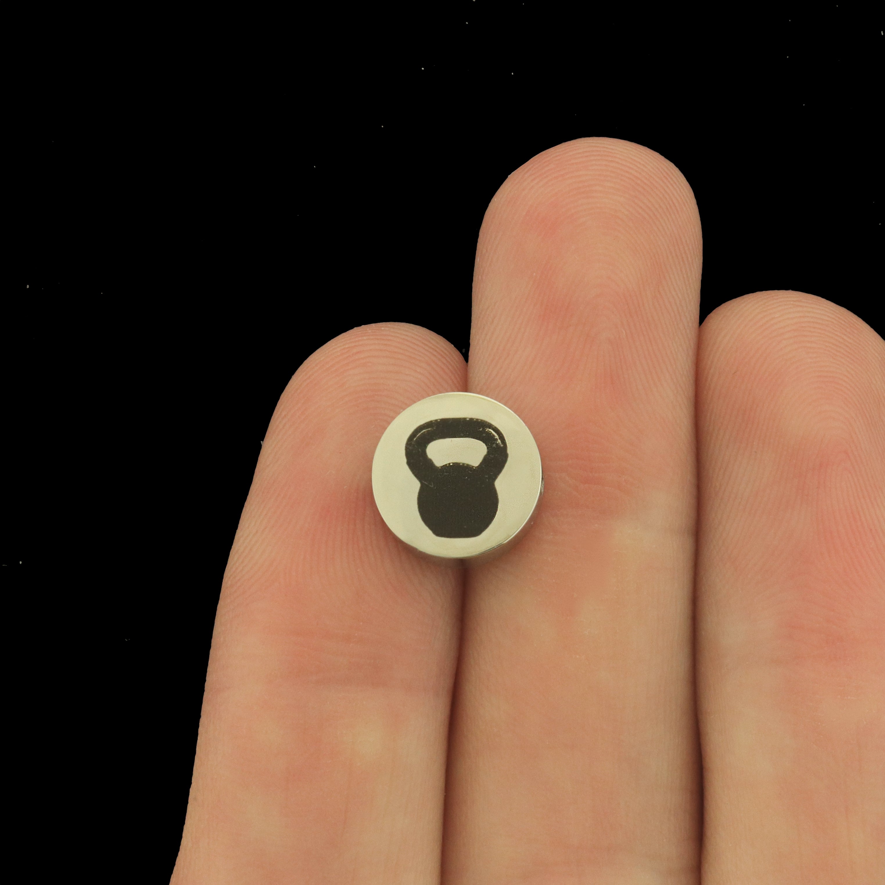 Kettle Bell Stainless Steel Beads - Fitness Bead - Choose Your Size - BFS034S-8308