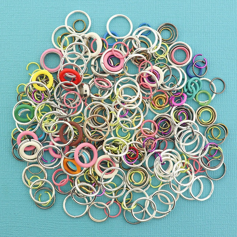 LIQUIDATION Jump Ring Assorted Grab Bag - Less Than Wholesale Cost 90% Off - GRAB014