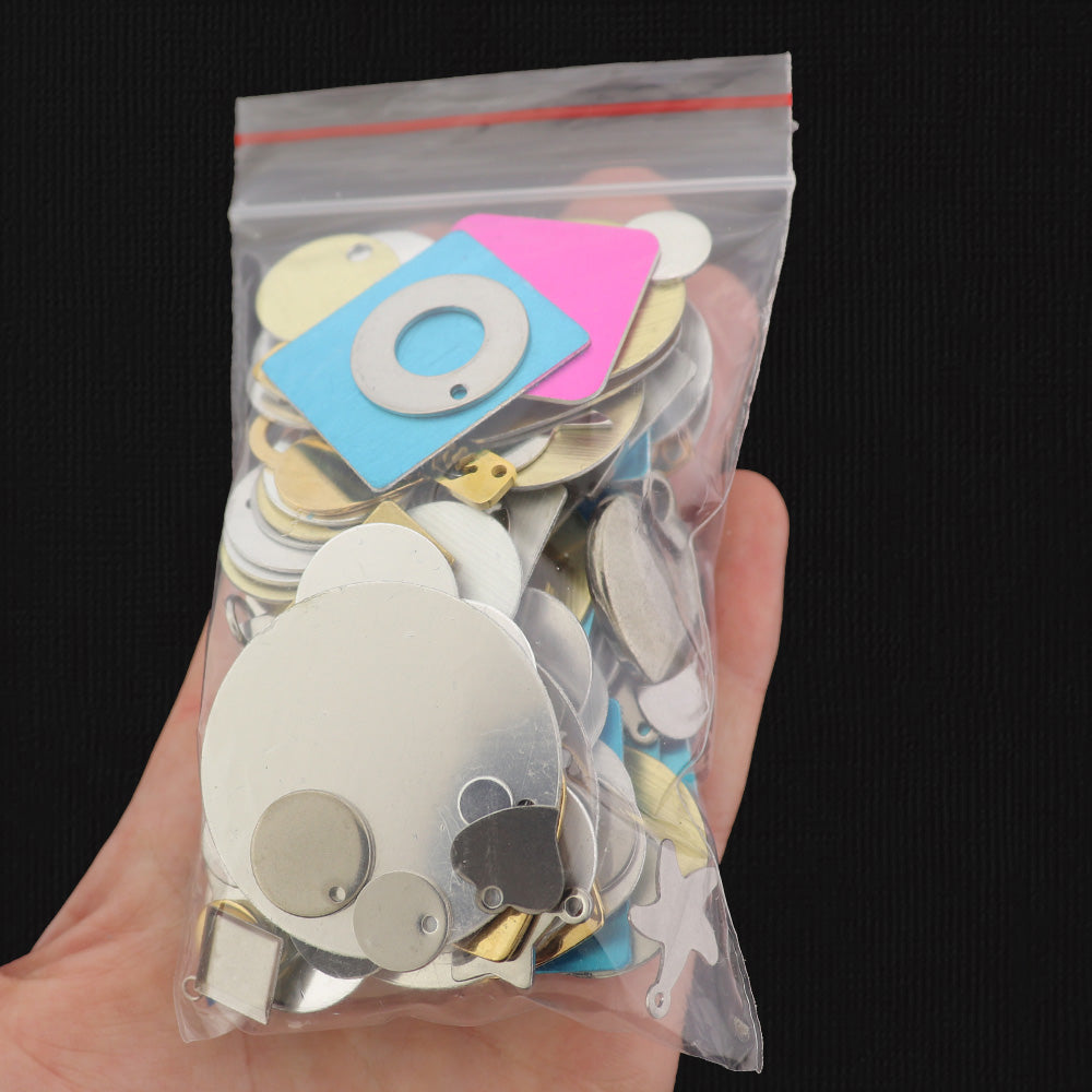 LIQUIDATION Metal Tag Grab Bag - Choose Your Size - Less Than Wholesale Cost 90% Off - GRAB017