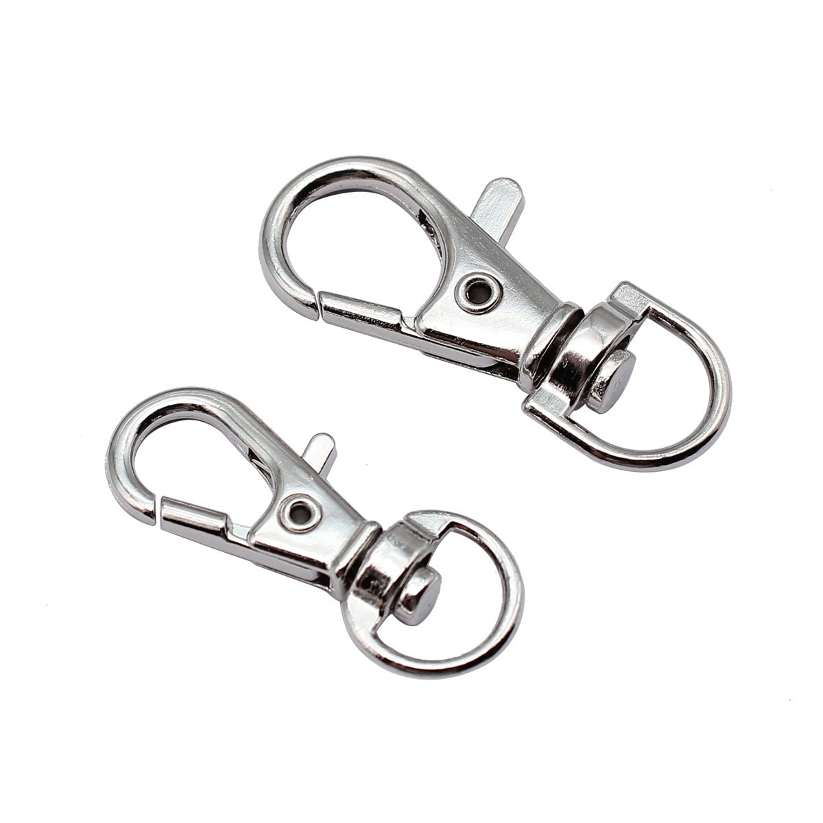 6 Zinc Alloy Swivel Lobster Clasps - Two Sizes Available - Choose Your Tone!